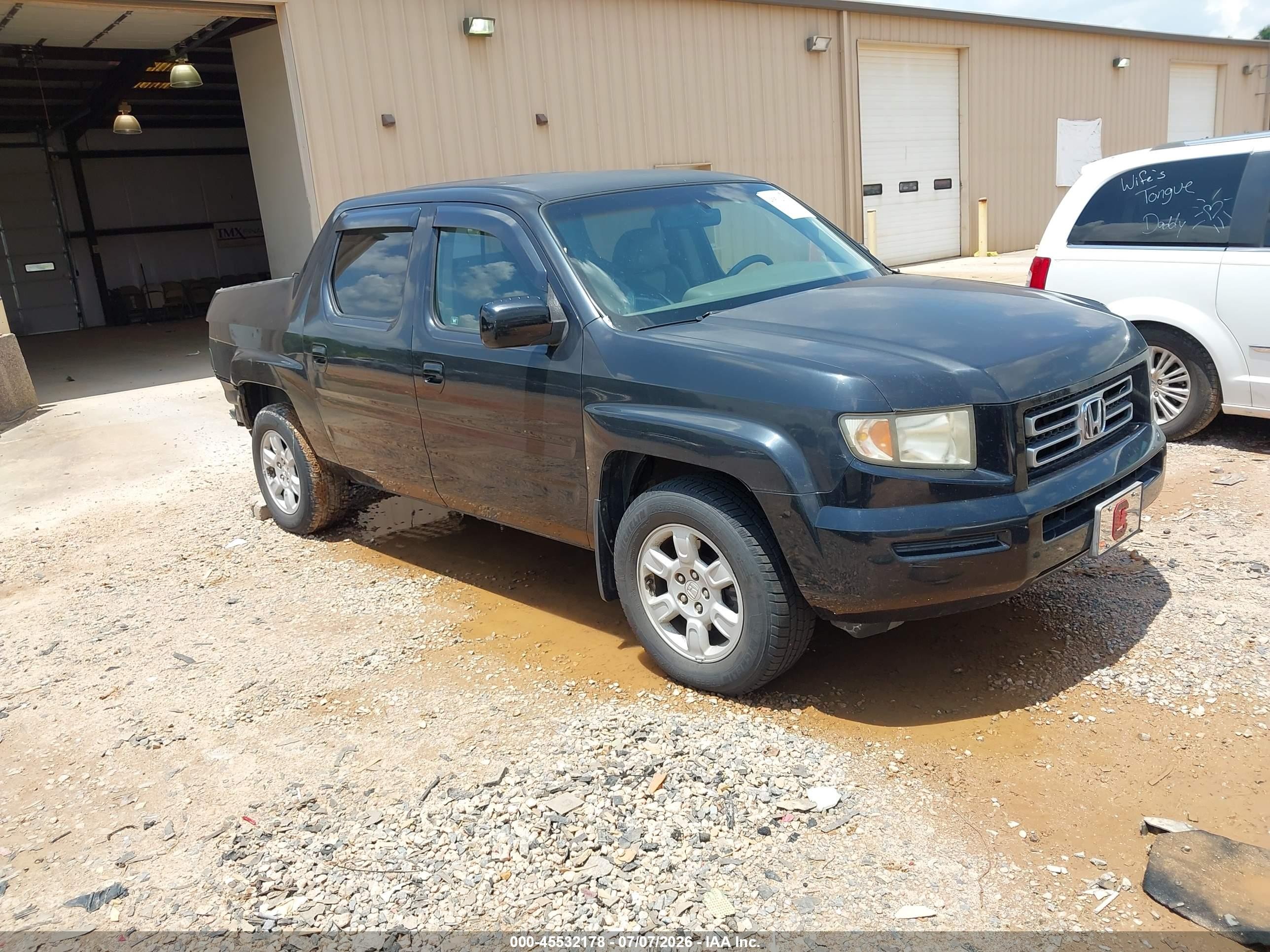 2006 Honda Ridgeline Rtl Black vin: 2HJYK16546H502905