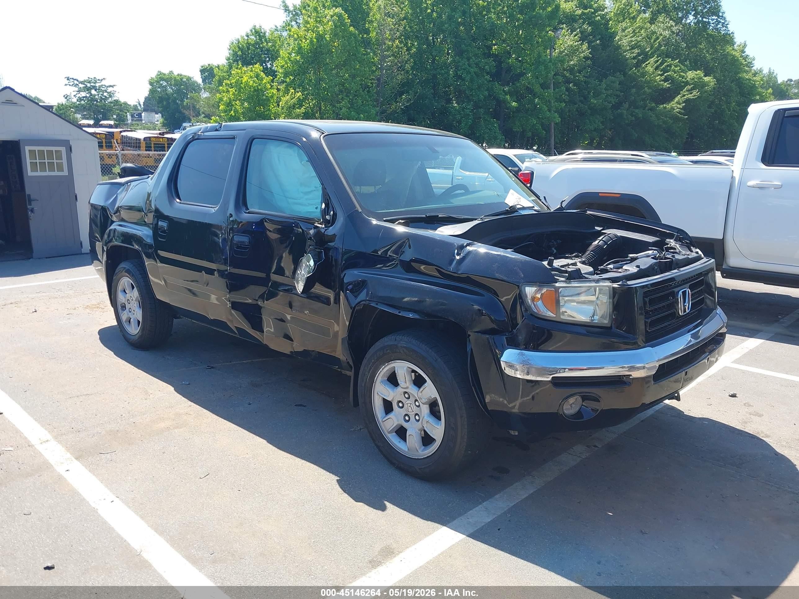 2006 Honda Ridgeline Rtl Black vin: 2HJYK16546H535533