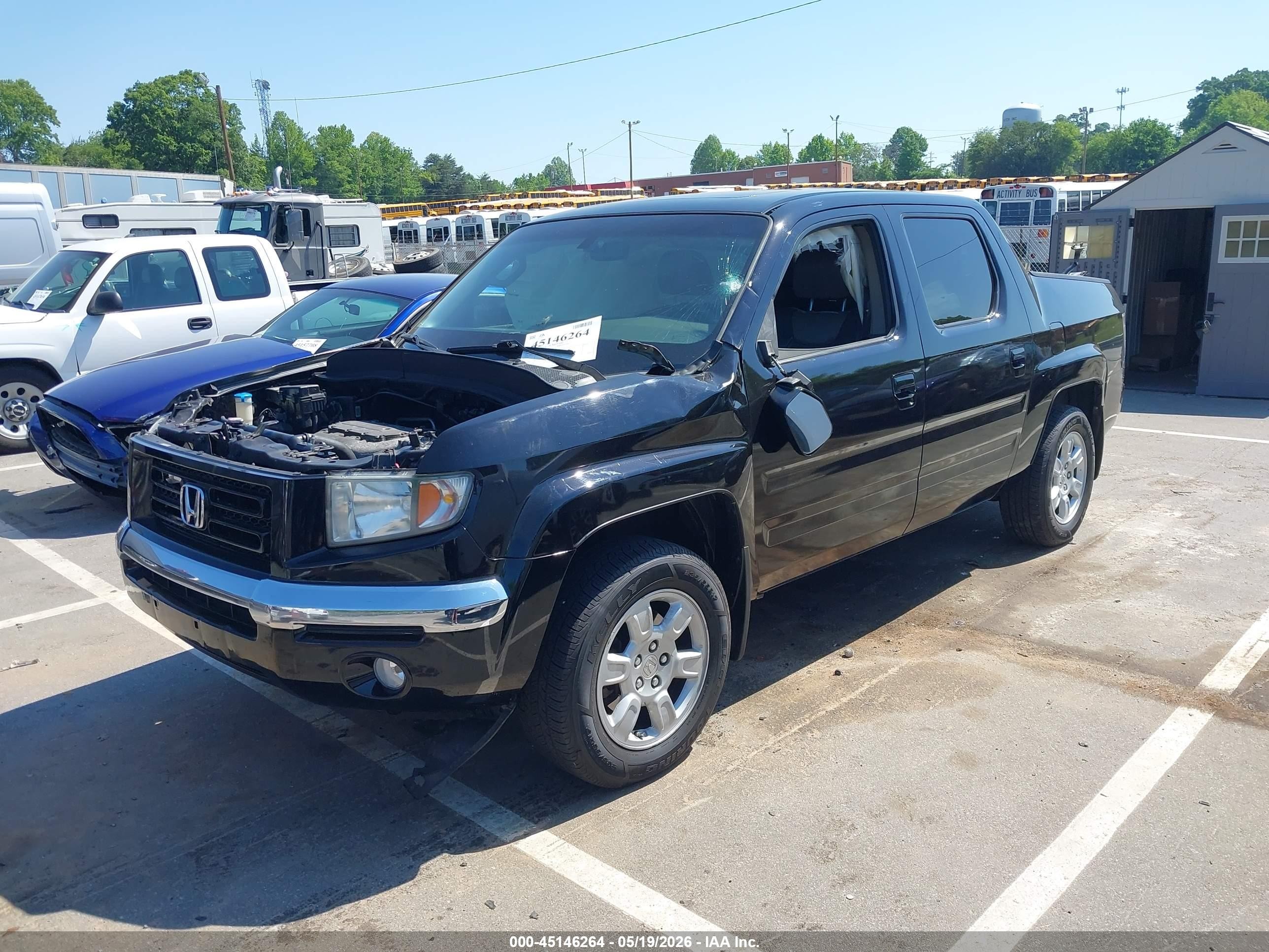 2006 Honda Ridgeline Rtl Black vin: 2HJYK16546H535533
