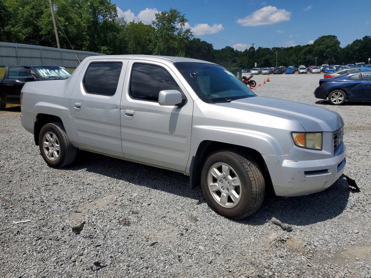 2006 Honda Ridgeline Rtl Silver vin: 2HJYK16546H547438