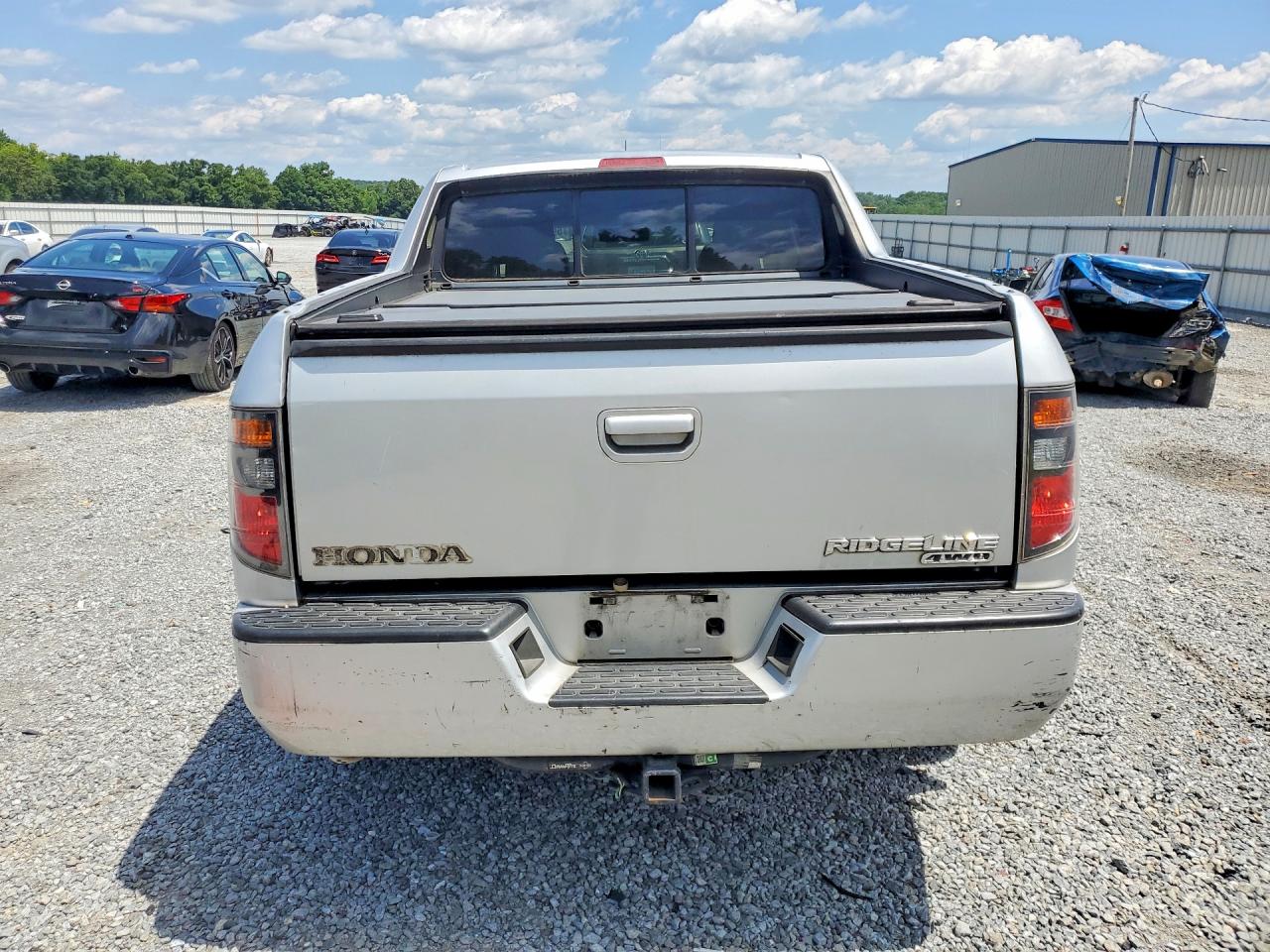 2006 Honda Ridgeline Rtl Silver vin: 2HJYK16546H547438