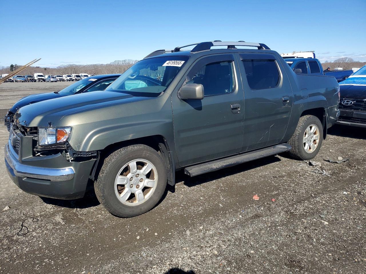 2006 Honda Ridgeline Rtl Зеленый vin: 2HJYK16546H553904