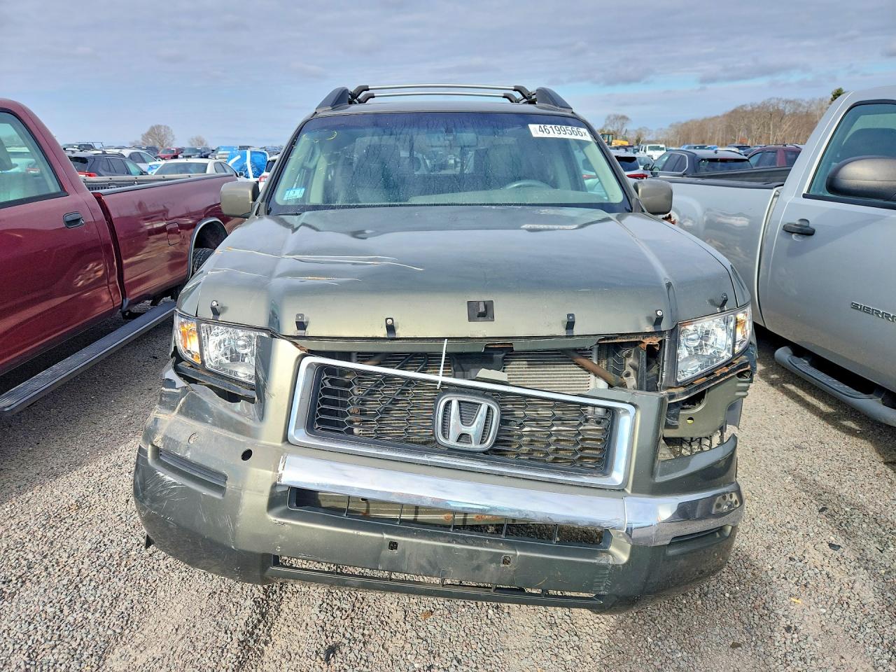 2006 Honda Ridgeline Rtl Зеленый vin: 2HJYK16546H553904