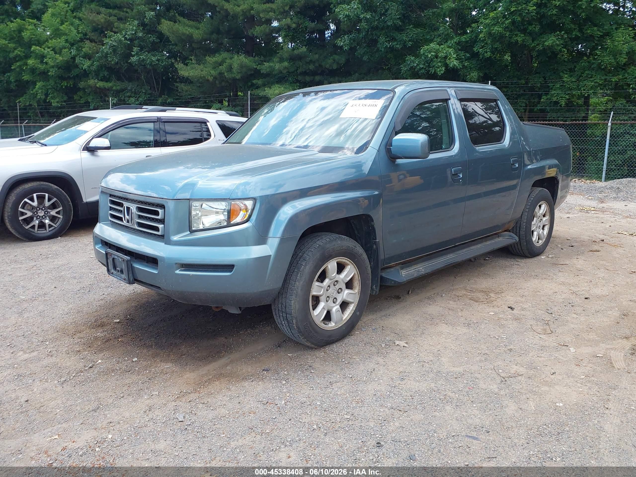 2006 Honda Ridgeline Rtl Blue vin: 2HJYK16546H554020