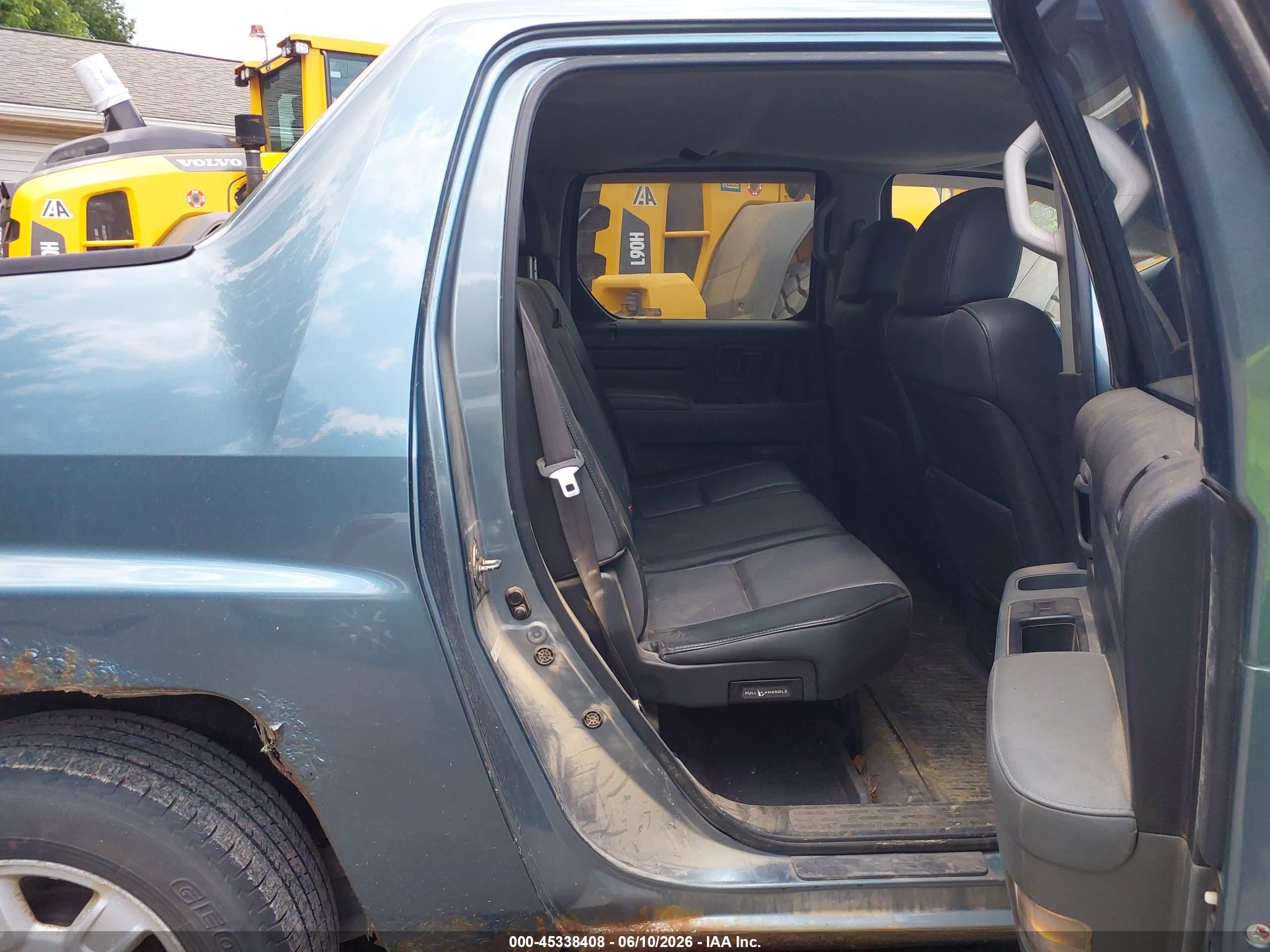 2006 Honda Ridgeline Rtl Blue vin: 2HJYK16546H554020