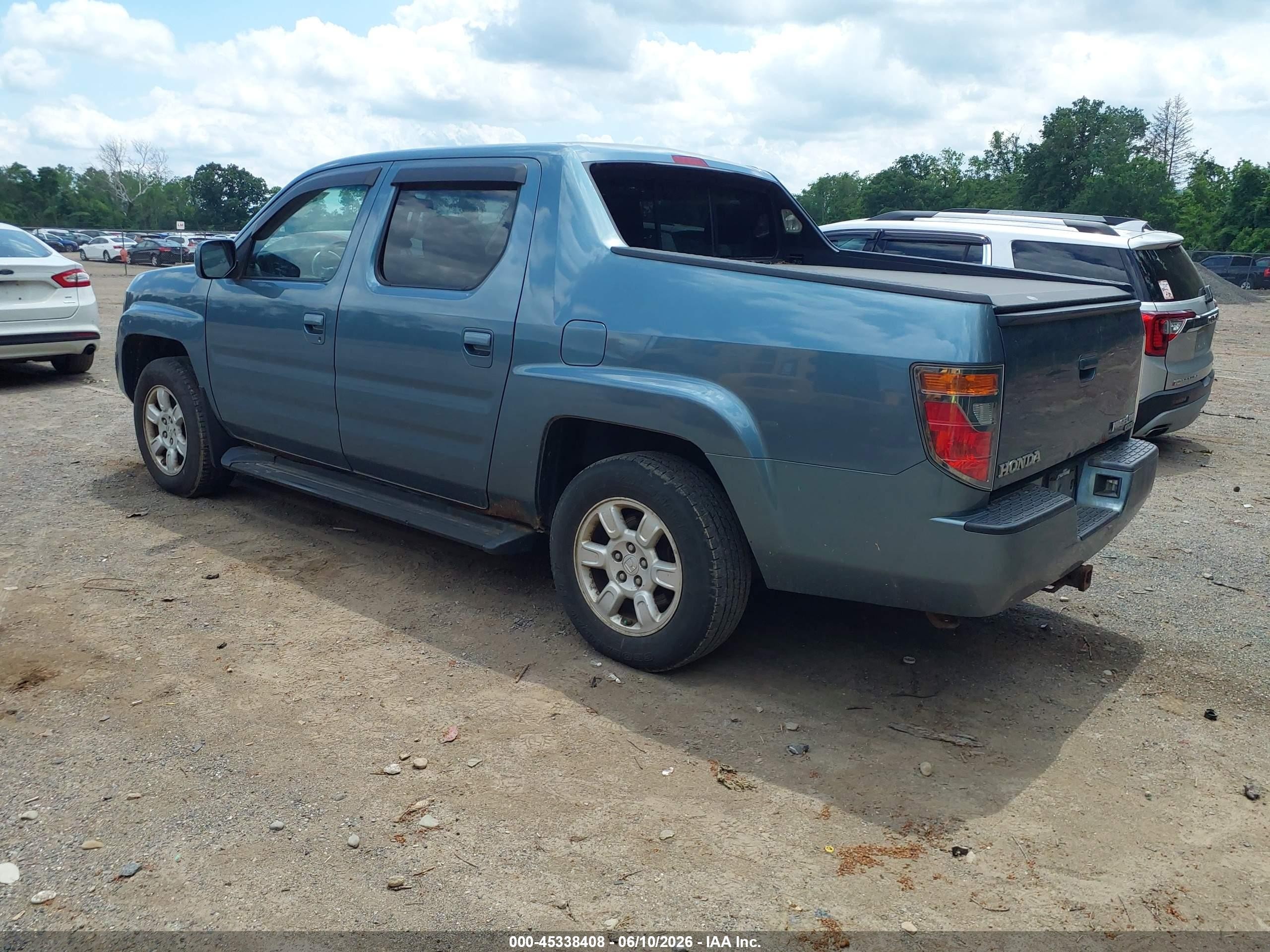 2006 Honda Ridgeline Rtl Blue vin: 2HJYK16546H554020