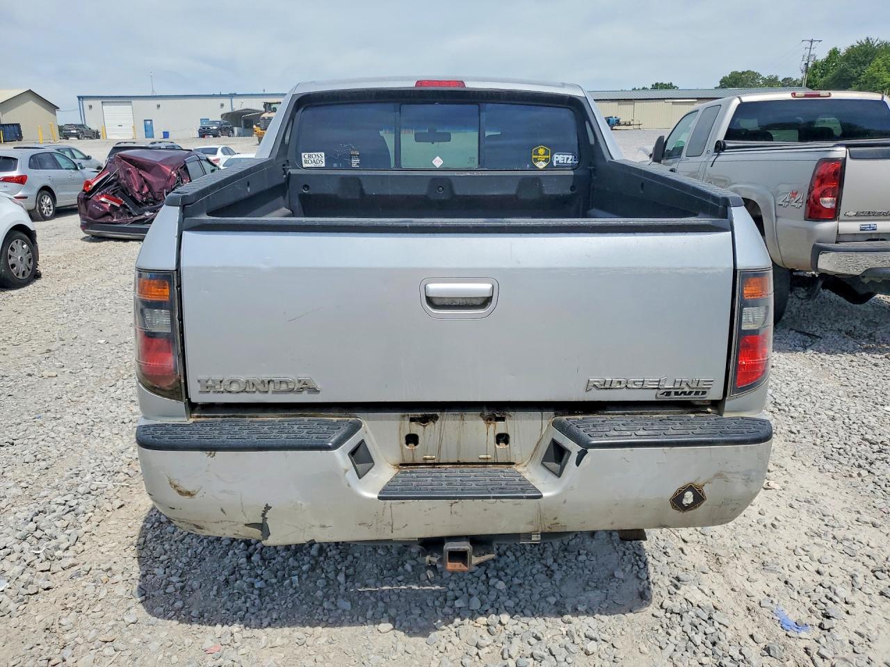 2006 Honda Ridgeline Rtl Silver vin: 2HJYK16546H572226