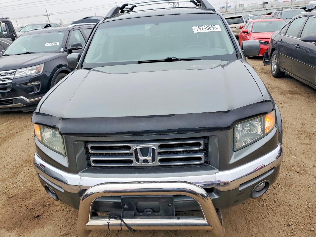 2007 Honda Ridgeline Rtl Gray vin: 2HJYK16547H502596