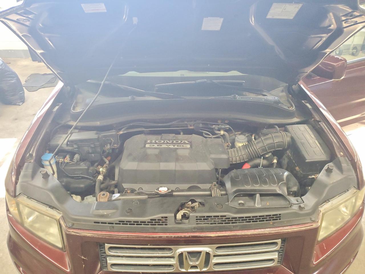 2007 Honda Ridgeline Rtl Бордовый vin: 2HJYK16547H524663