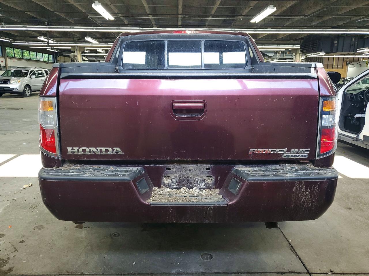 2007 Honda Ridgeline Rtl Бордовый vin: 2HJYK16547H524663