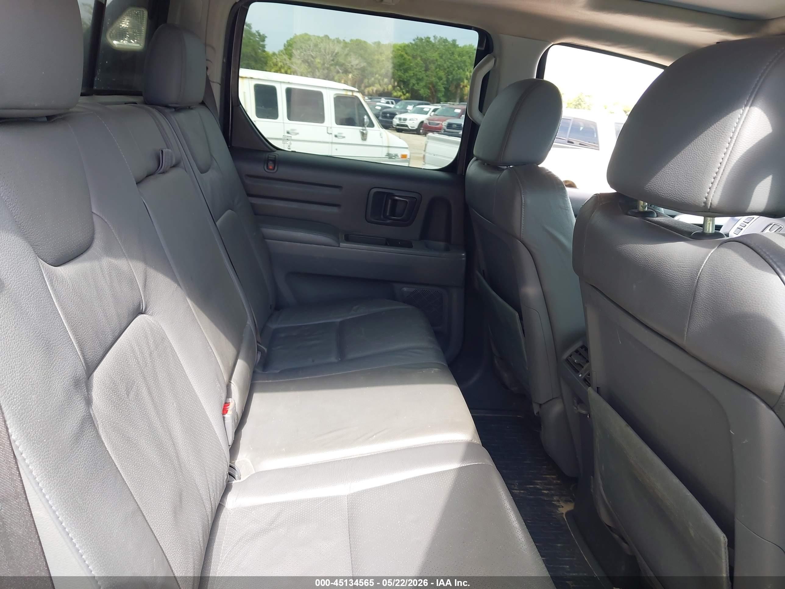 2007 Honda Ridgeline Rtl Black vin: 2HJYK16547H540264