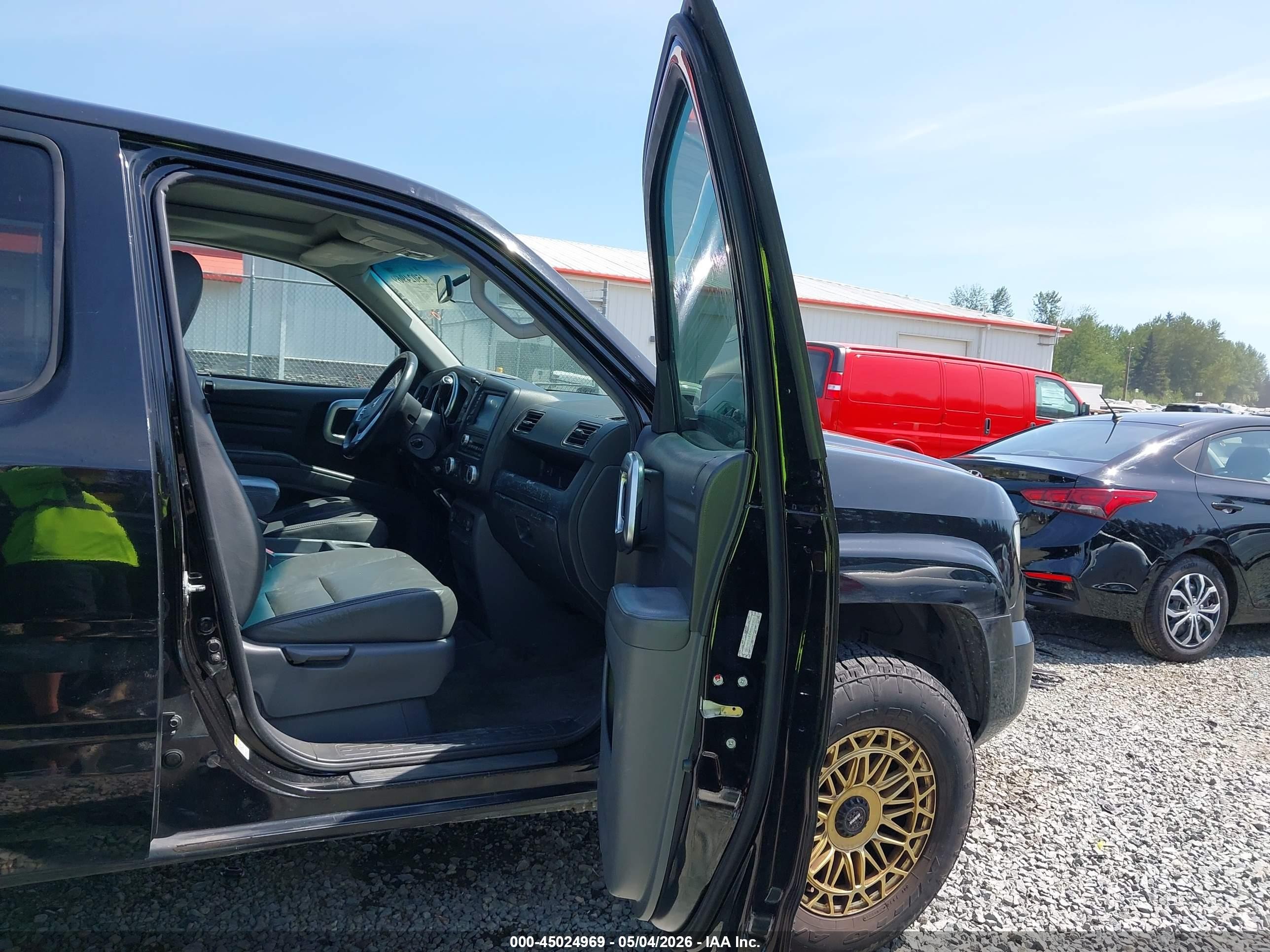 2007 Honda Ridgeline Rtl Black vin: 2HJYK16547H548350