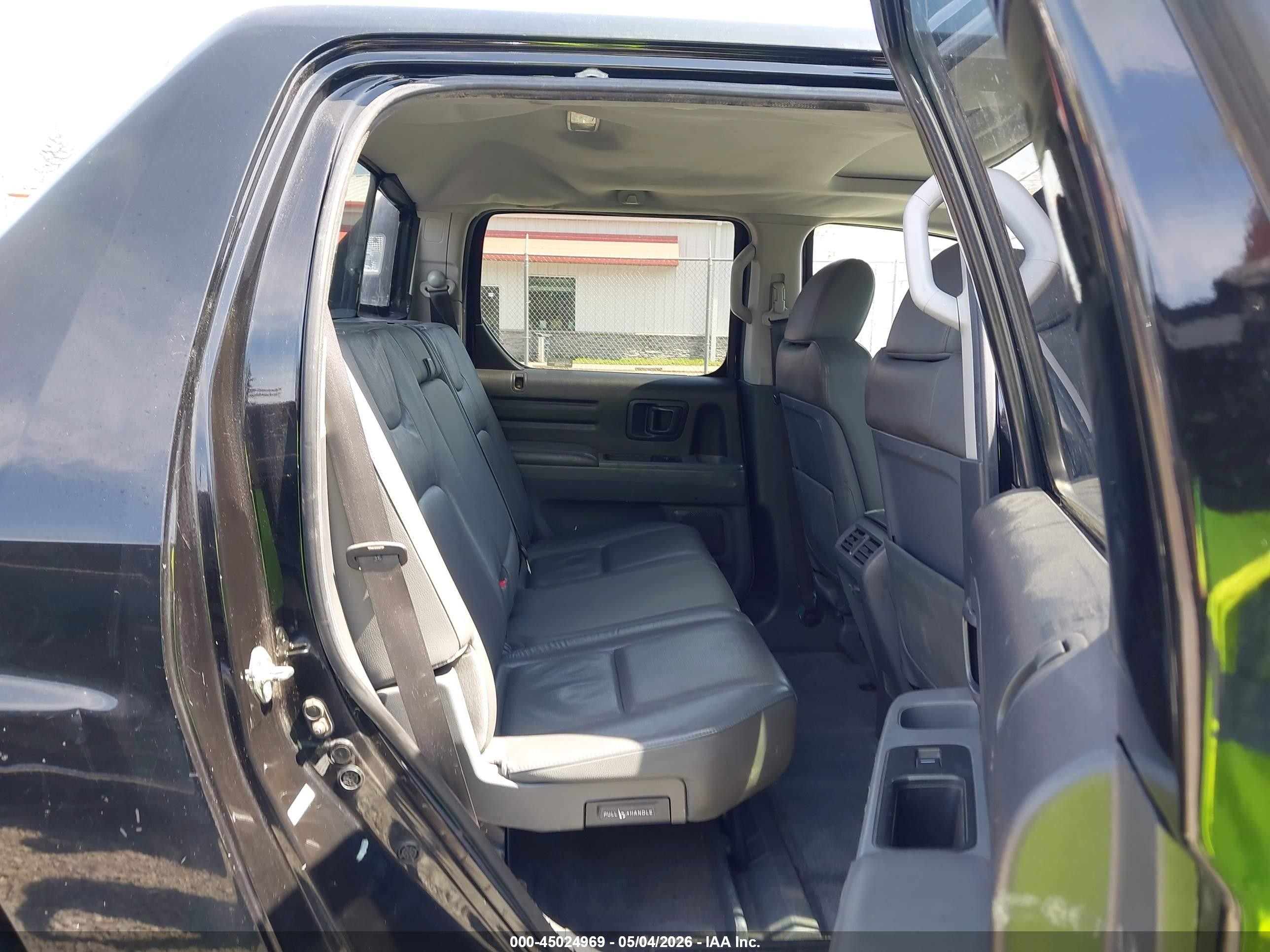 2007 Honda Ridgeline Rtl Black vin: 2HJYK16547H548350