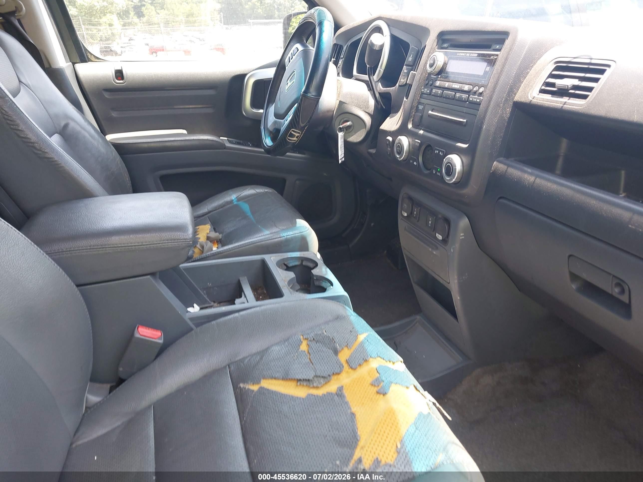 2008 Honda Ridgeline Rtl Gray vin: 2HJYK16548H506424