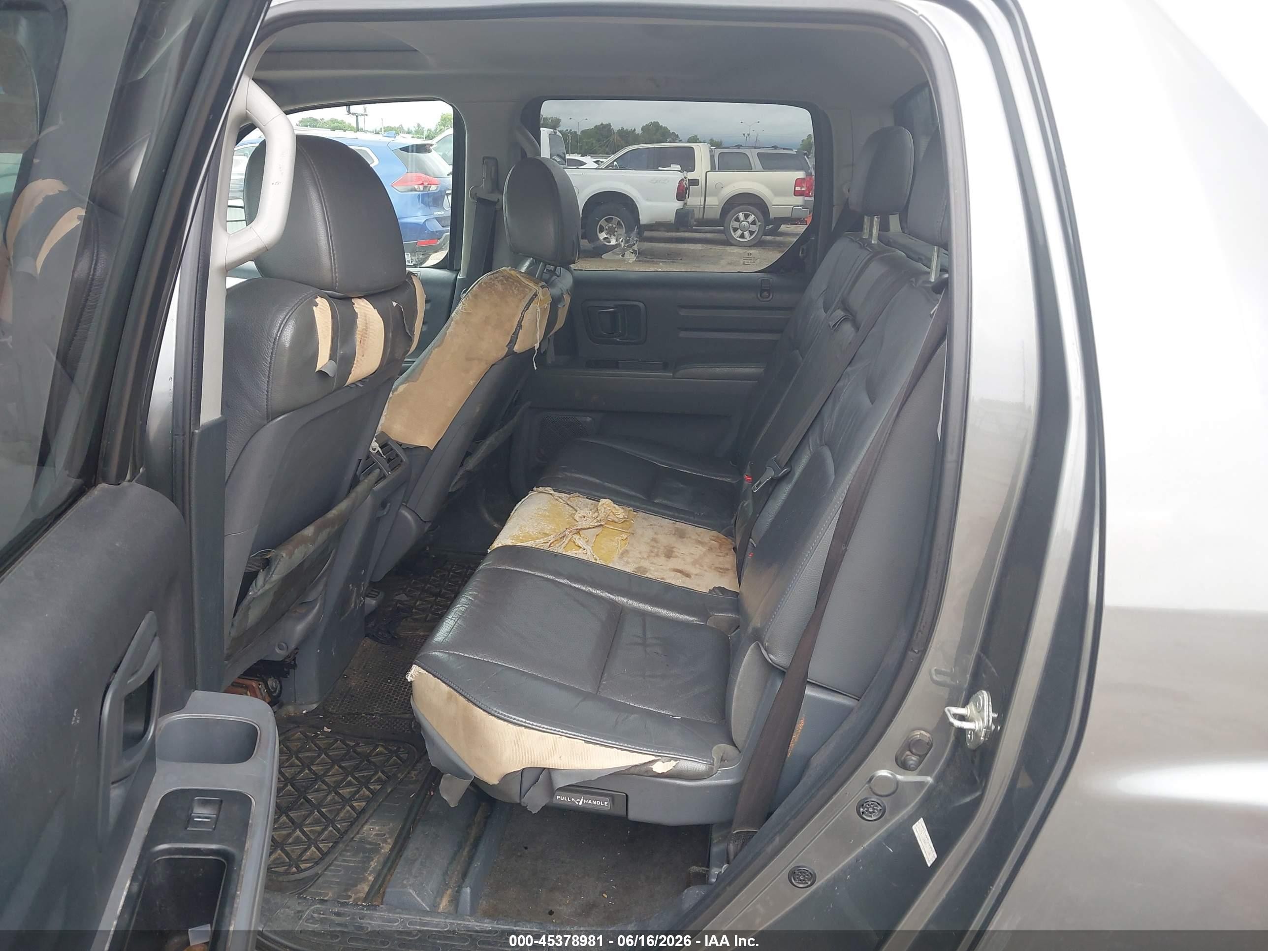 2008 Honda Ridgeline Rtl Gray vin: 2HJYK16548H507430