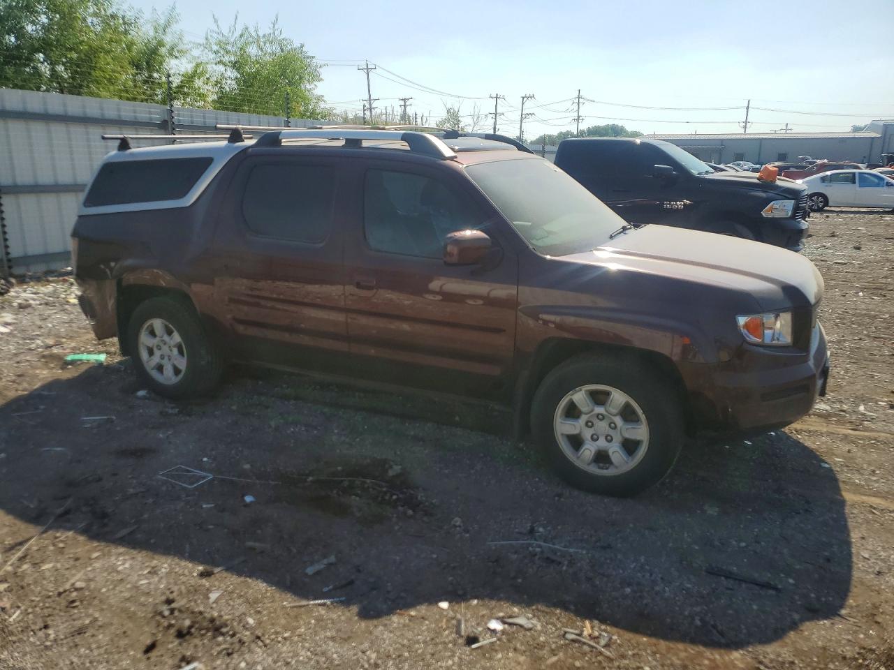 2008 Honda Ridgeline Sport Burgundy vin: 2HJYK16548H520775