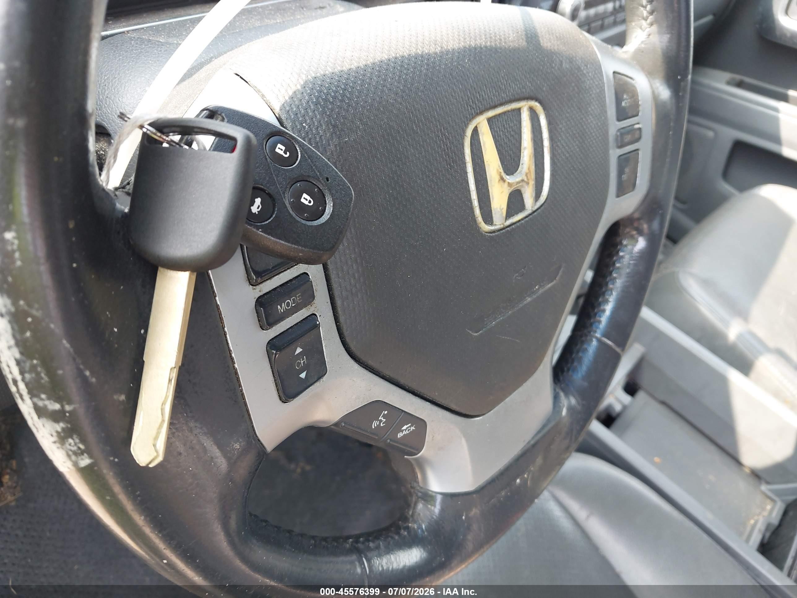 2008 Honda Ridgeline Rtl Light Blue vin: 2HJYK16548H535325