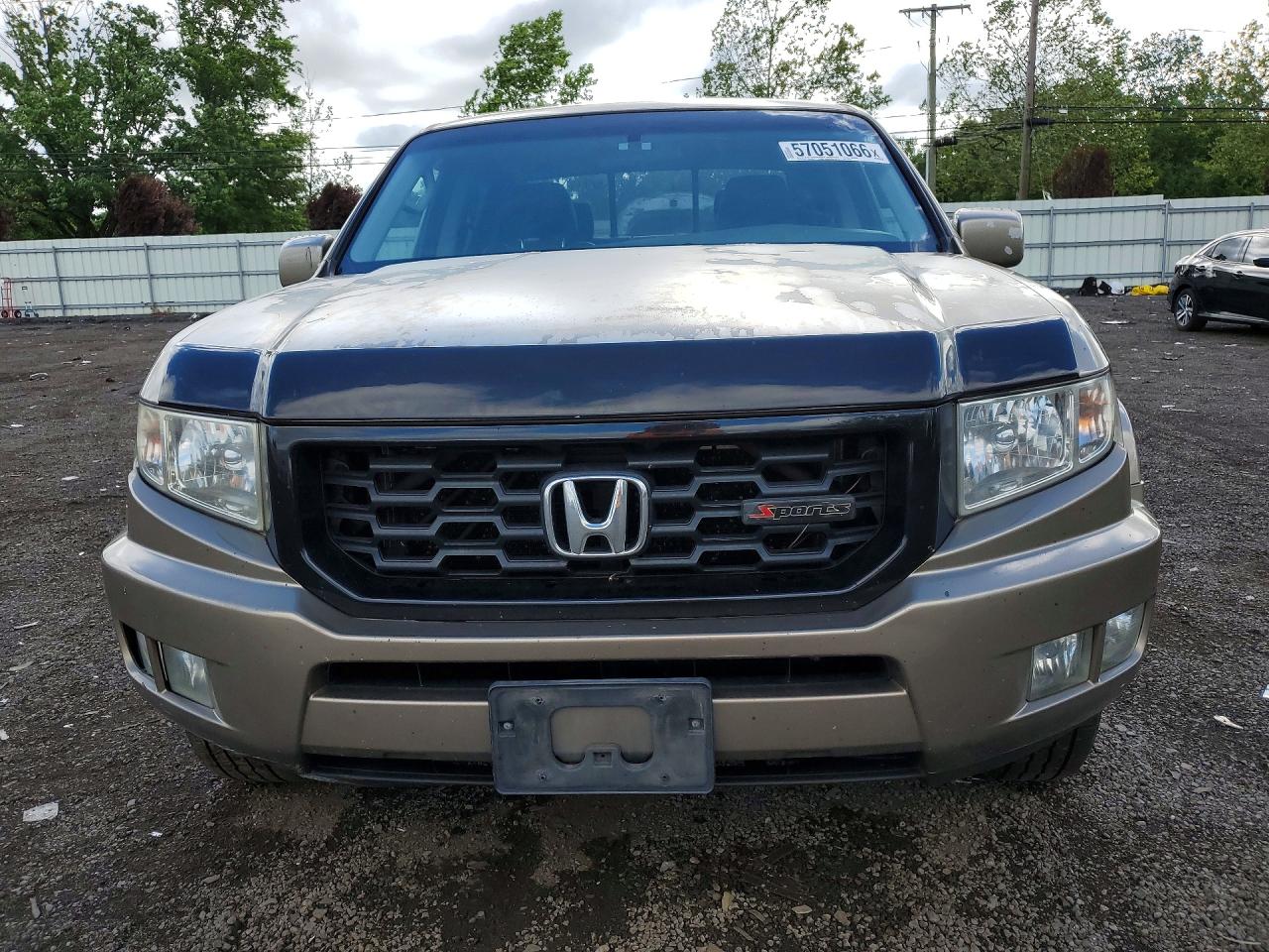 2009 Honda Ridgeline Rtl Gold vin: 2HJYK16549H503296