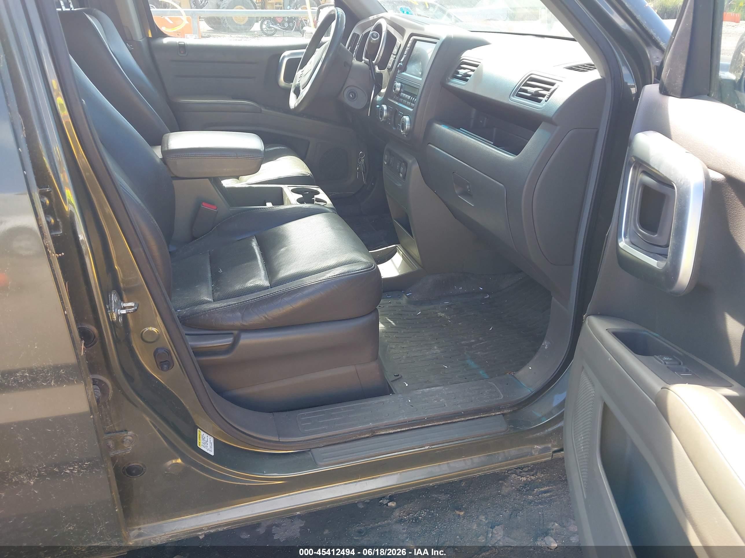 2006 Honda Ridgeline Rtl Green vin: 2HJYK16556H521818