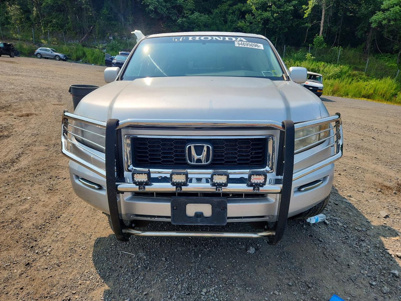 2007 Honda Ridgeline Rtl Silver vin: 2HJYK16557H505944