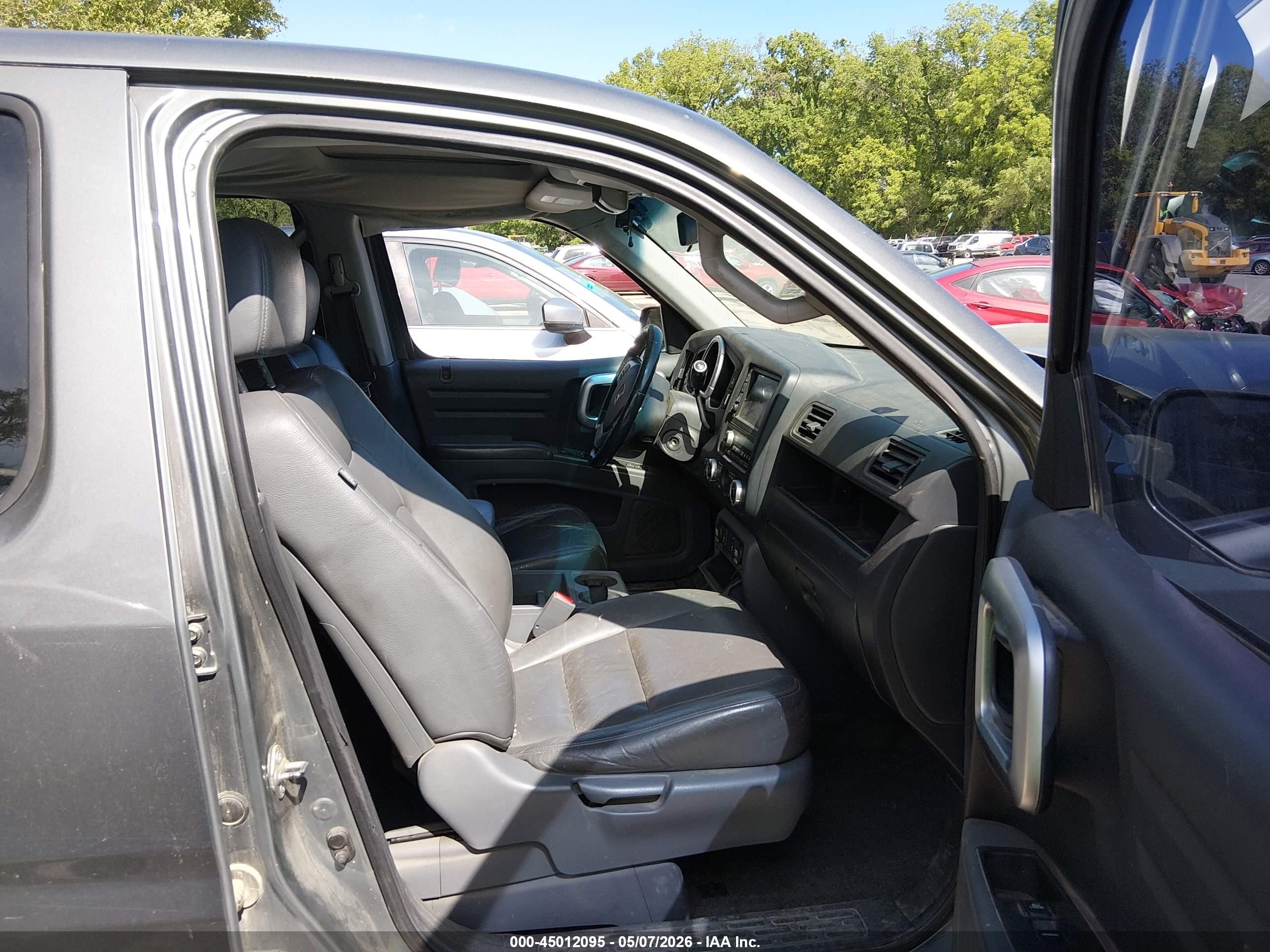 2007 Honda Ridgeline Rtl Gray vin: 2HJYK16557H507208