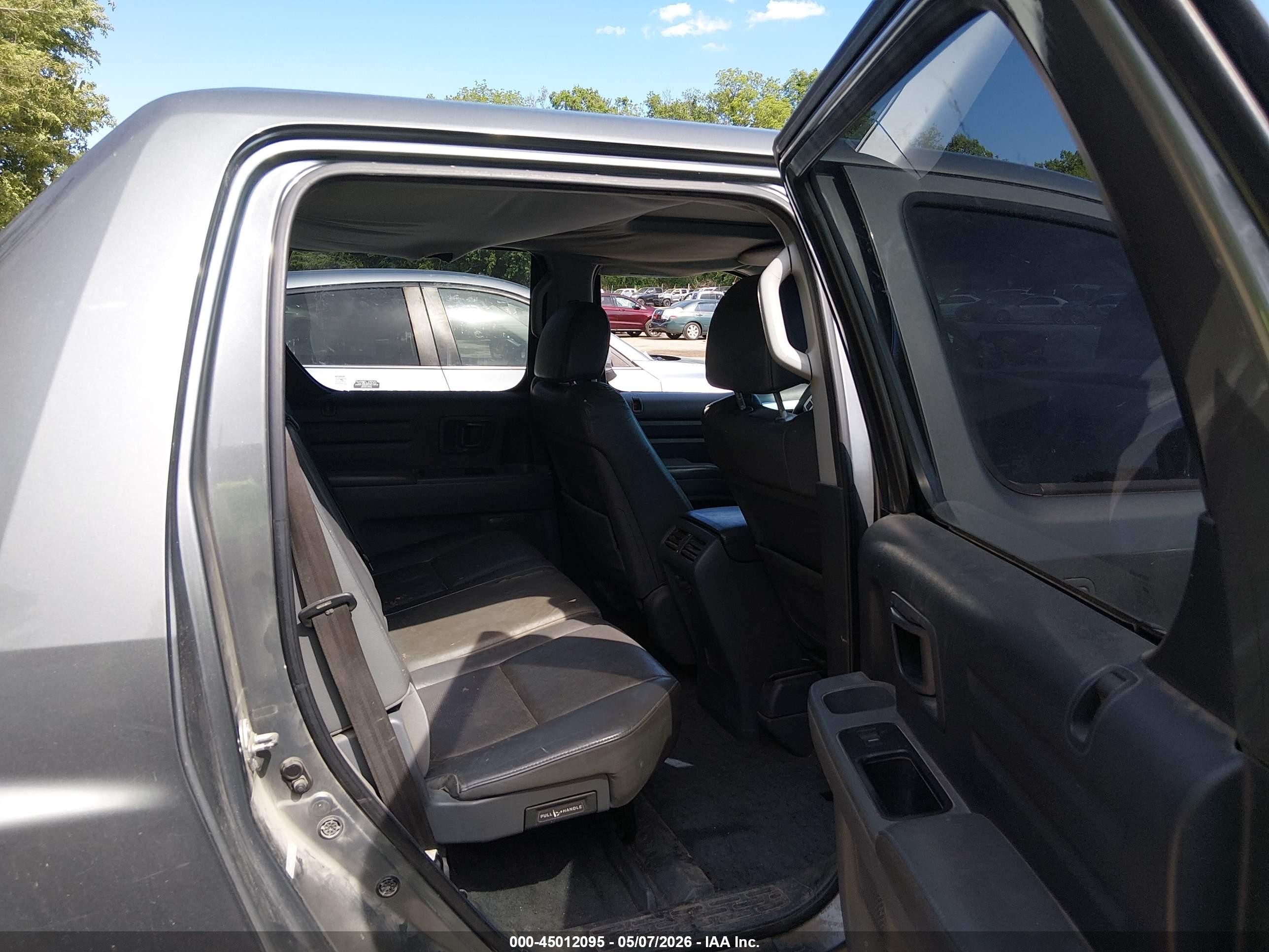 2007 Honda Ridgeline Rtl Gray vin: 2HJYK16557H507208