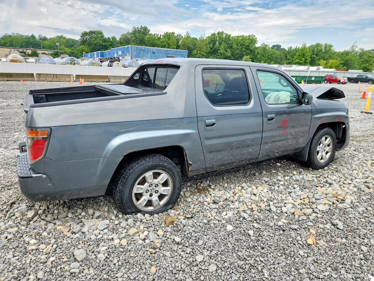 2007 Honda Ridgeline Rtl Gray vin: 2HJYK16557H518838