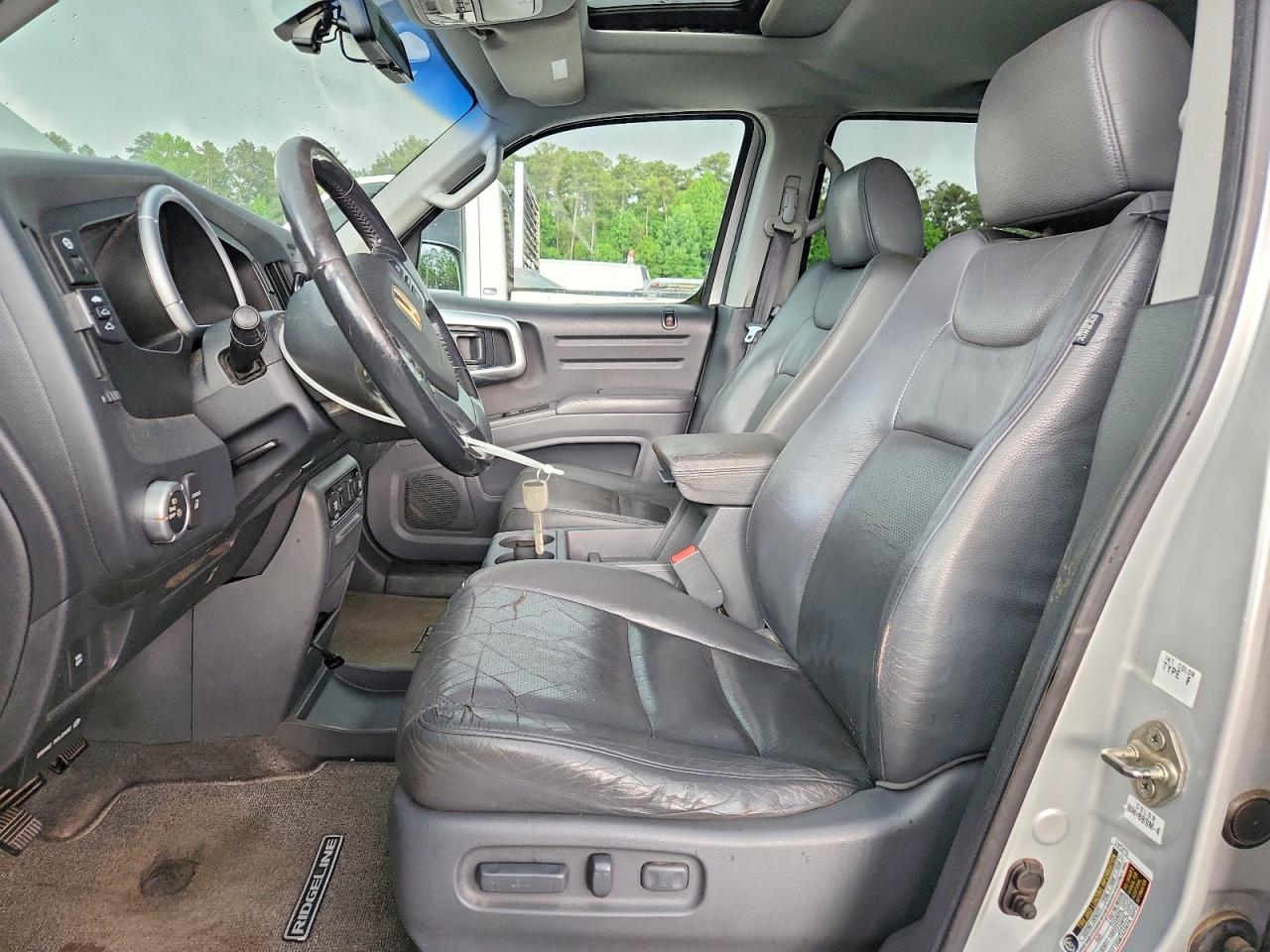 2007 Honda Ridgeline Rtl Silver vin: 2HJYK16557H535638