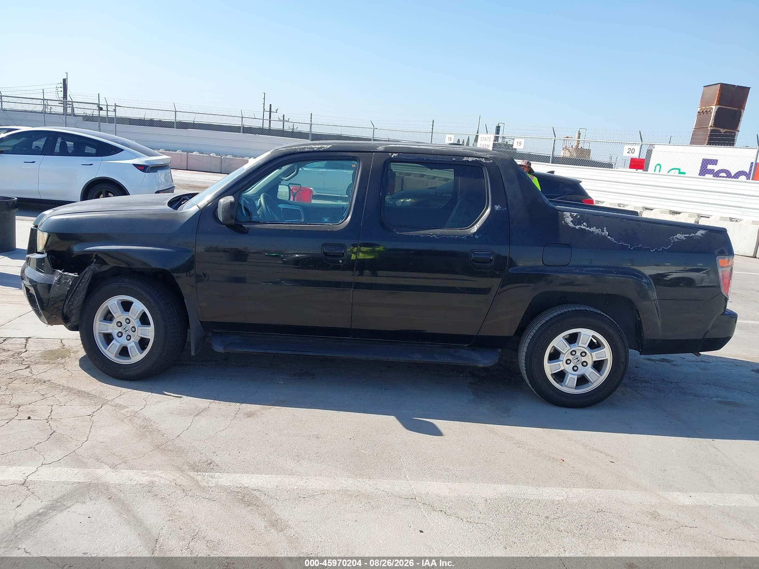 2008 Honda Ridgeline Rtl Черный vin: 2HJYK16558H501894