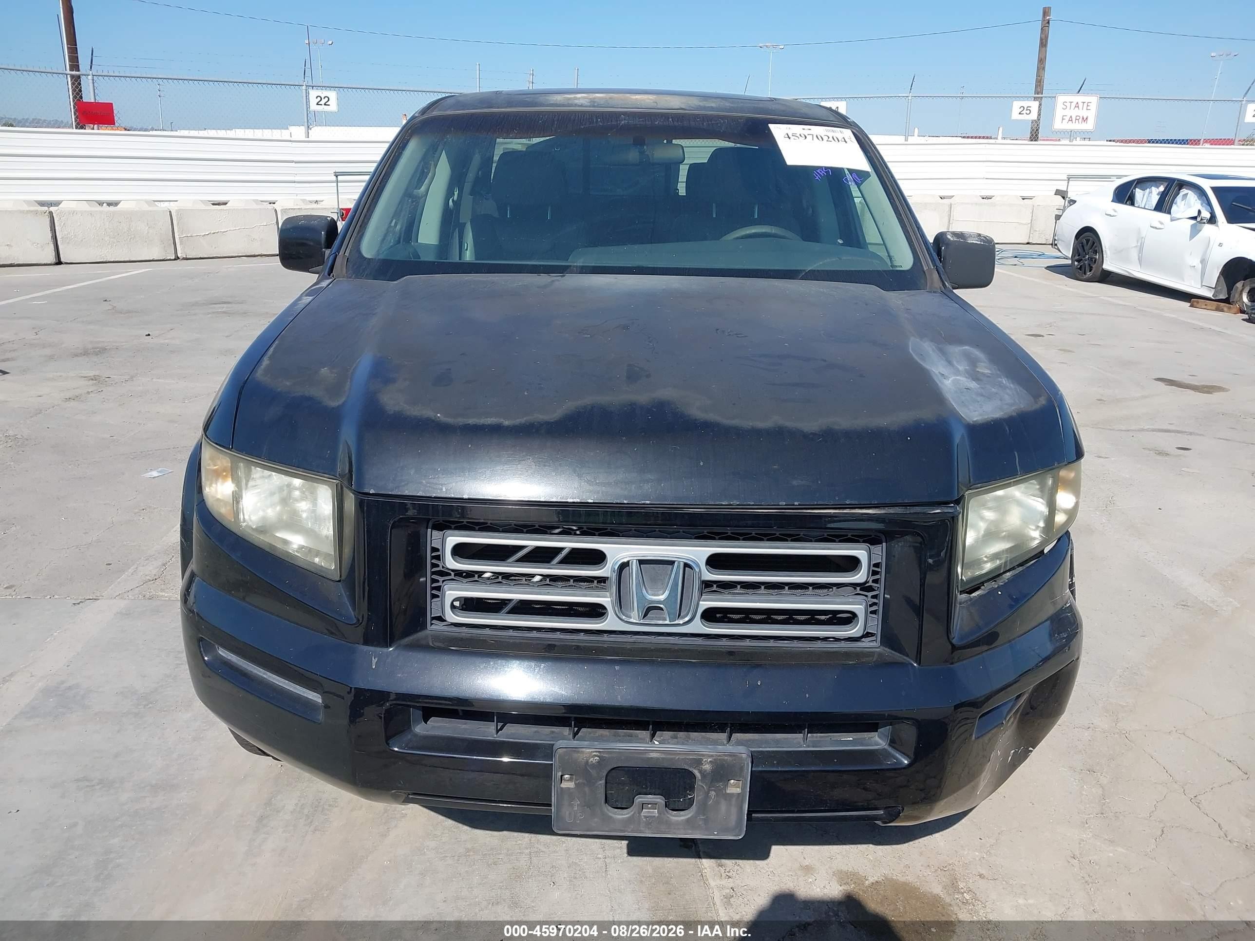 2008 Honda Ridgeline Rtl Черный vin: 2HJYK16558H501894