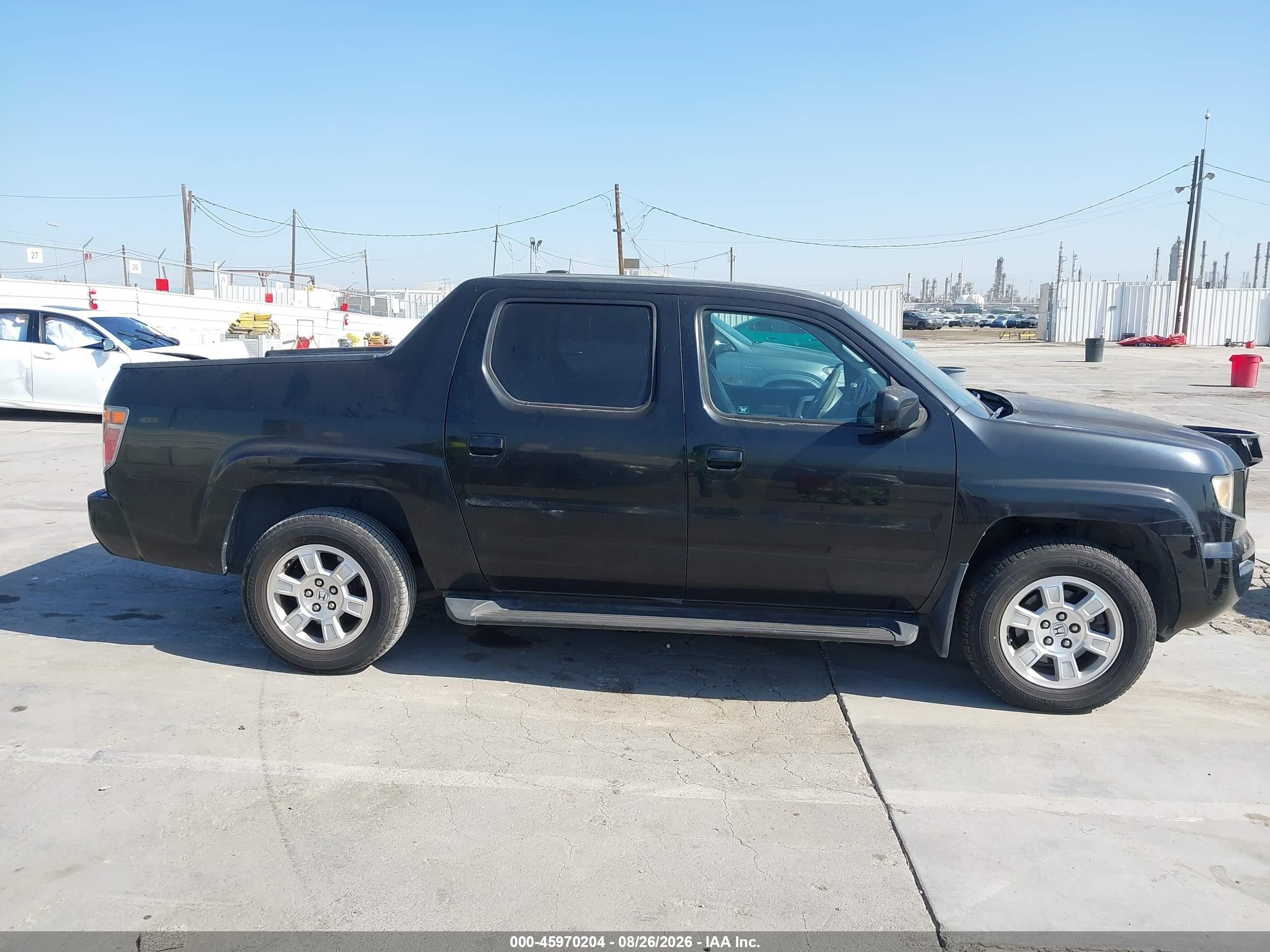 2008 Honda Ridgeline Rtl Черный vin: 2HJYK16558H501894