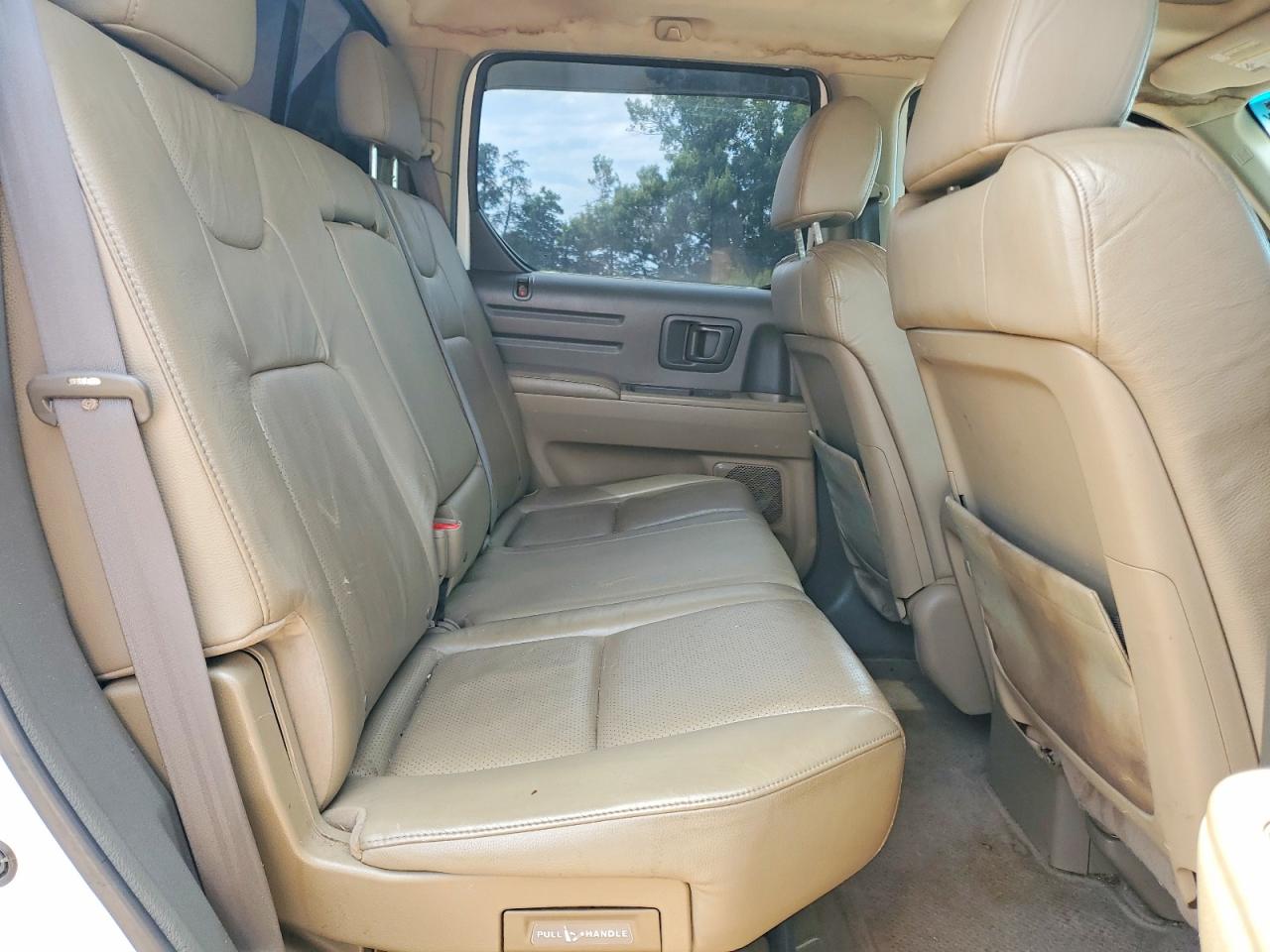 2008 Honda Ridgeline Rtl White vin: 2HJYK16558H528061