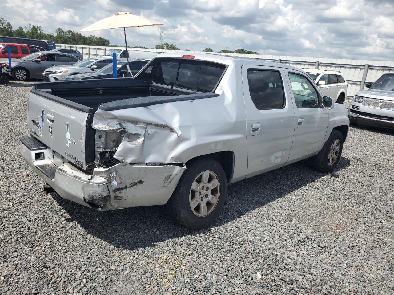 2006 Honda Ridgeline Rtl Gray vin: 2HJYK16566H510925