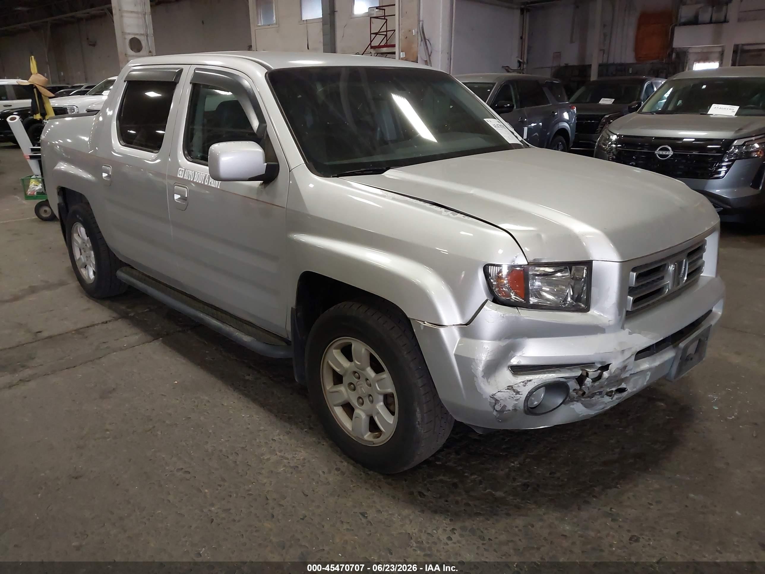 2006 Honda Ridgeline Rtl Серебряный vin: 2HJYK16566H520533