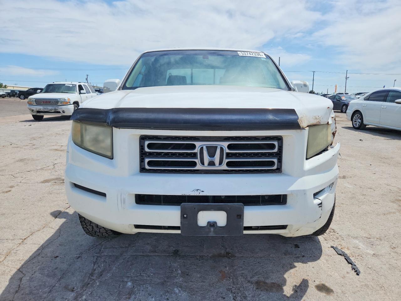 2006 Honda Ridgeline Rtl White vin: 2HJYK16566H531449