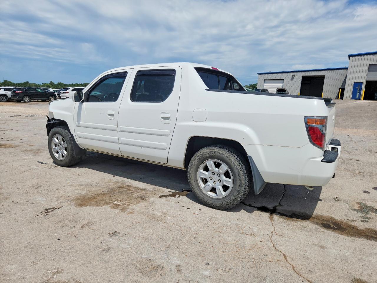 2006 Honda Ridgeline Rtl White vin: 2HJYK16566H531449