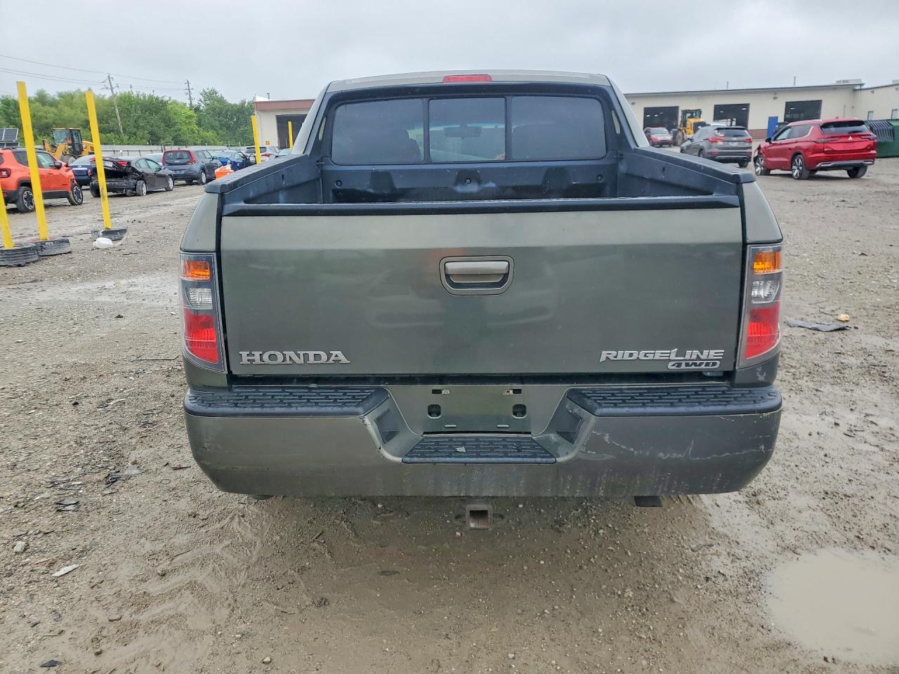 2006 Honda Ridgeline Rtl Green vin: 2HJYK16566H532620