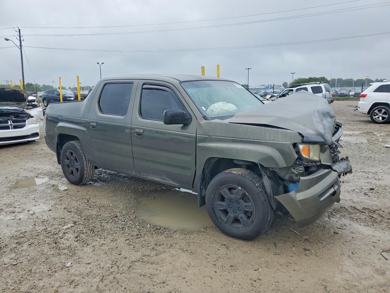 2006 Honda Ridgeline Rtl Green vin: 2HJYK16566H532620