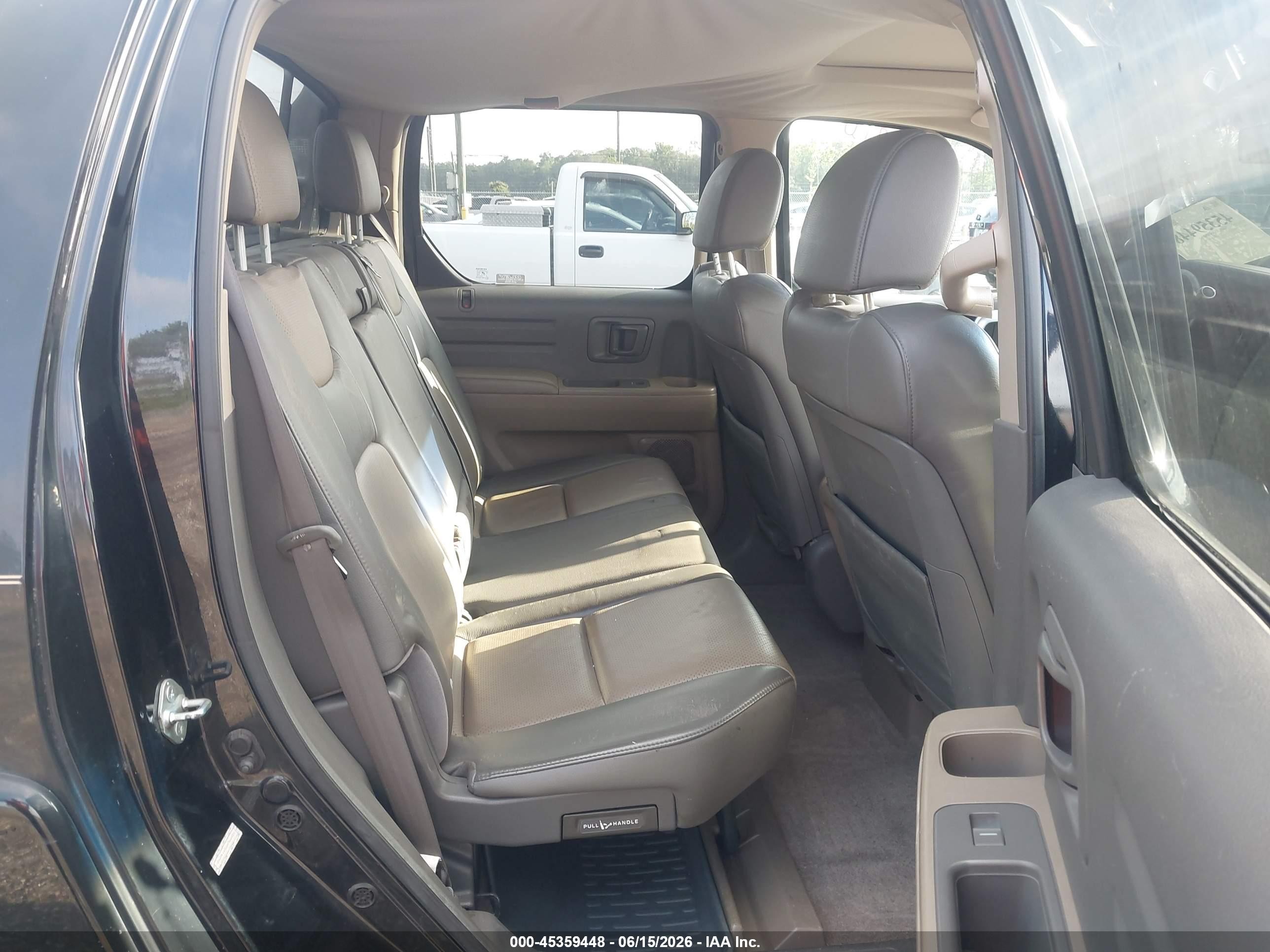 2006 Honda Ridgeline Rtl Black vin: 2HJYK16566H566931