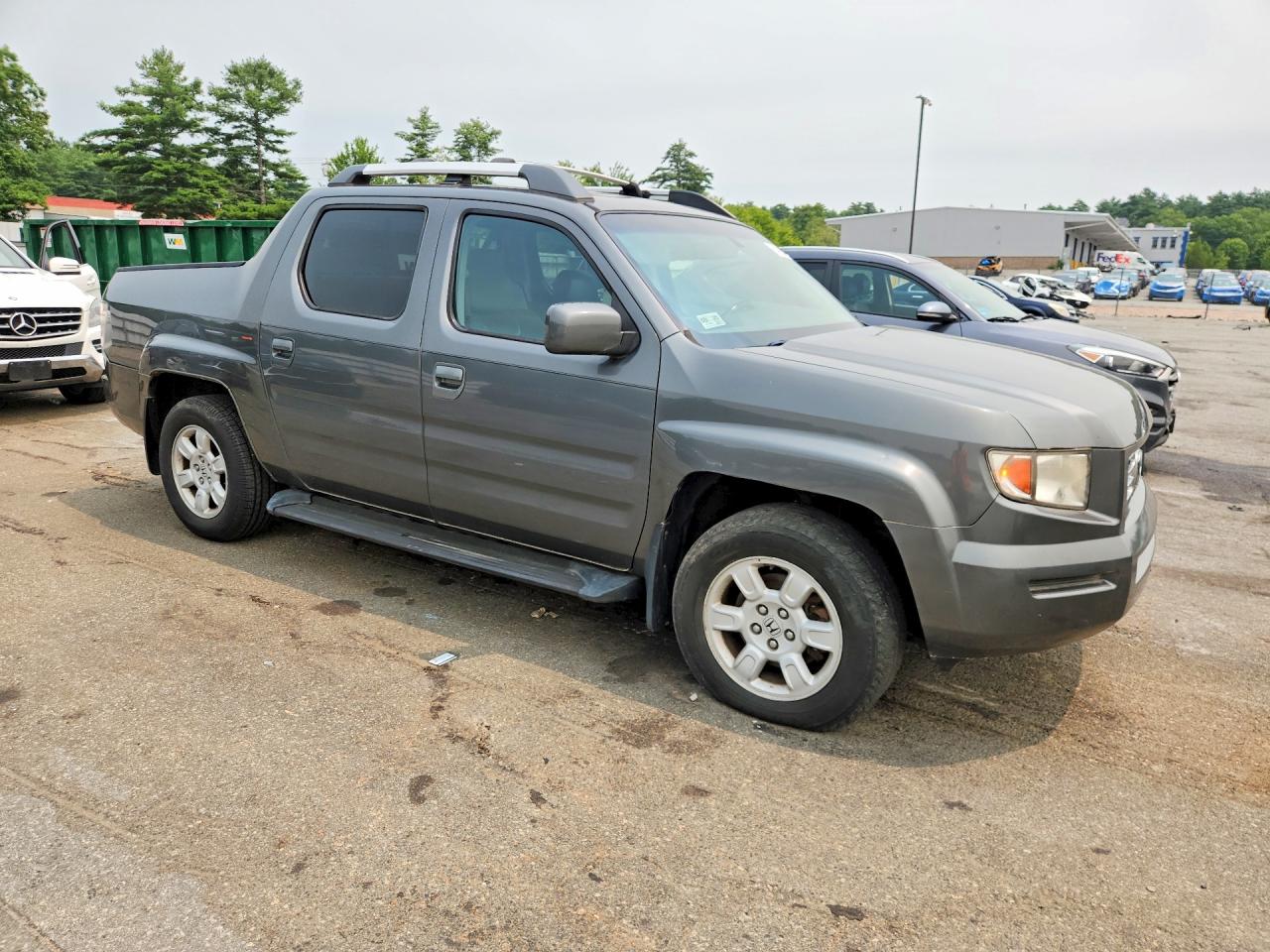 2007 Honda Ridgeline Rtl Gray vin: 2HJYK16567H504401