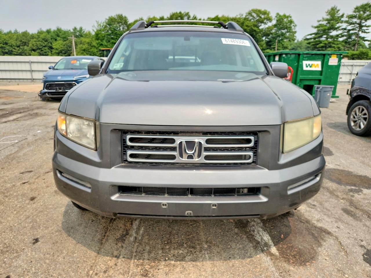 2007 Honda Ridgeline Rtl Gray vin: 2HJYK16567H504401