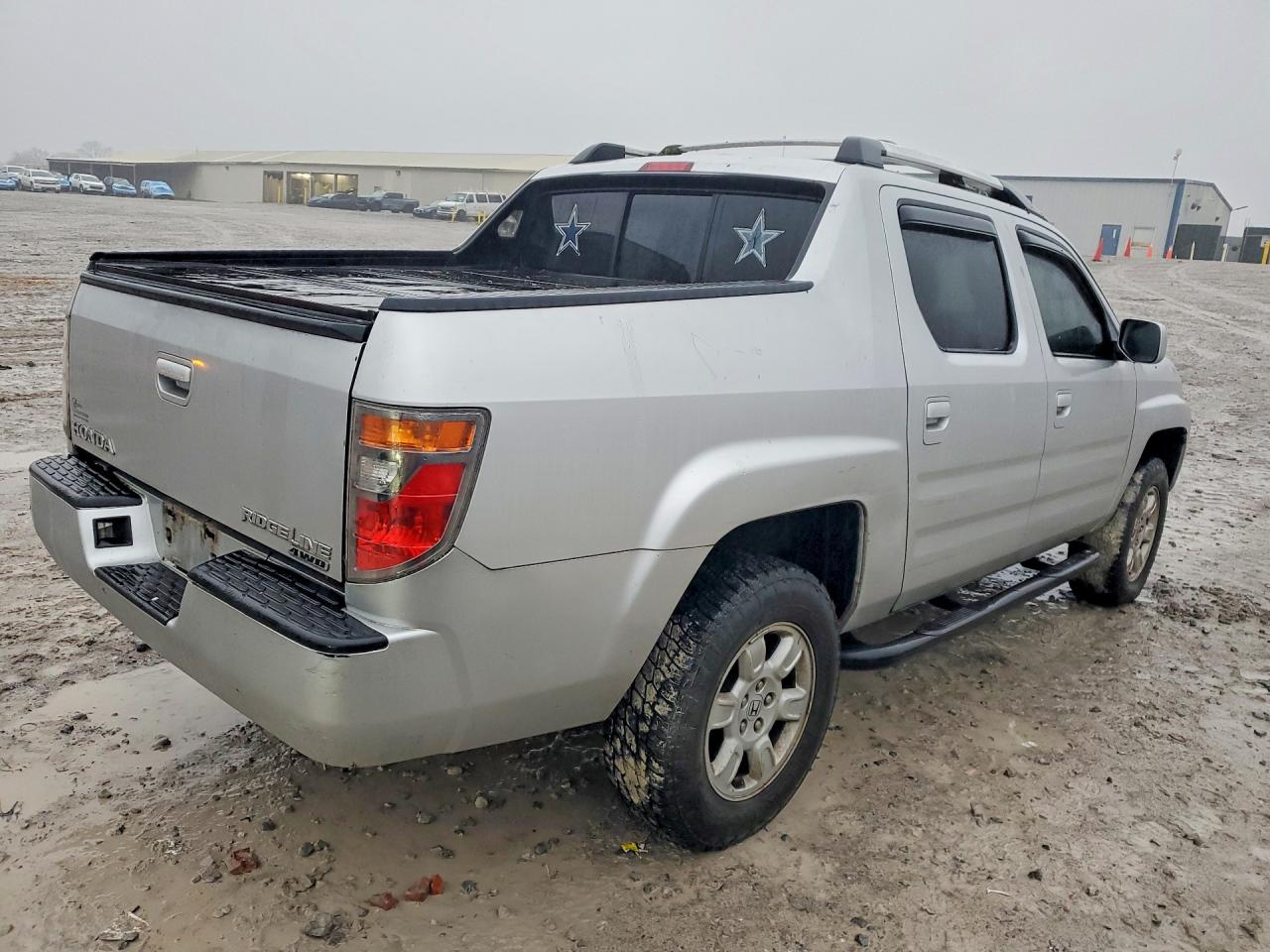 2007 Honda Ridgeline Rtl Silver vin: 2HJYK16567H518430