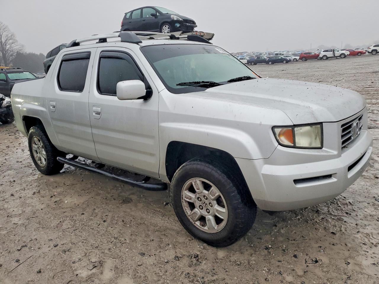 2007 Honda Ridgeline Rtl Silver vin: 2HJYK16567H518430
