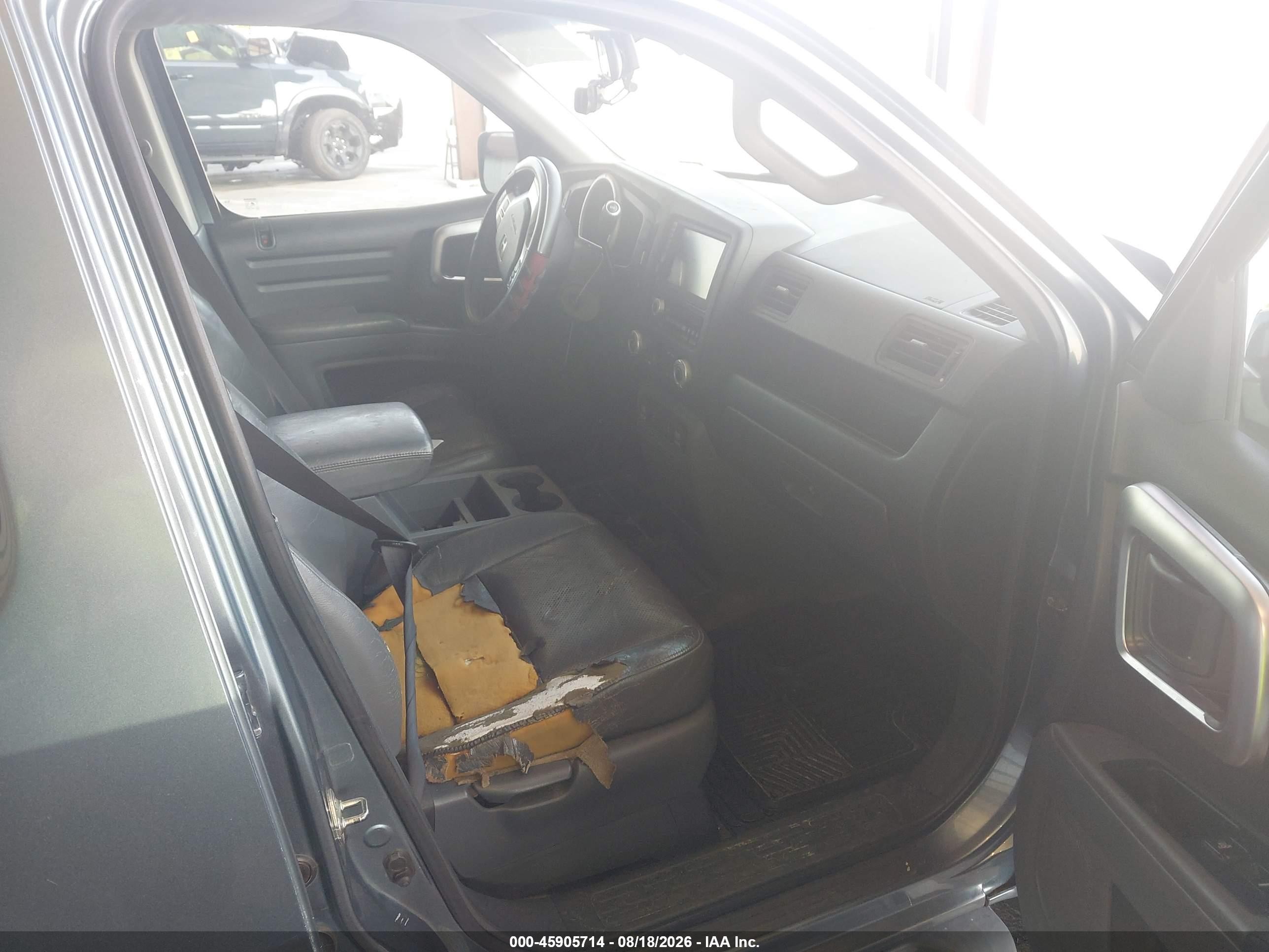 2007 Honda Ridgeline Rtl Green vin: 2HJYK16567H524826