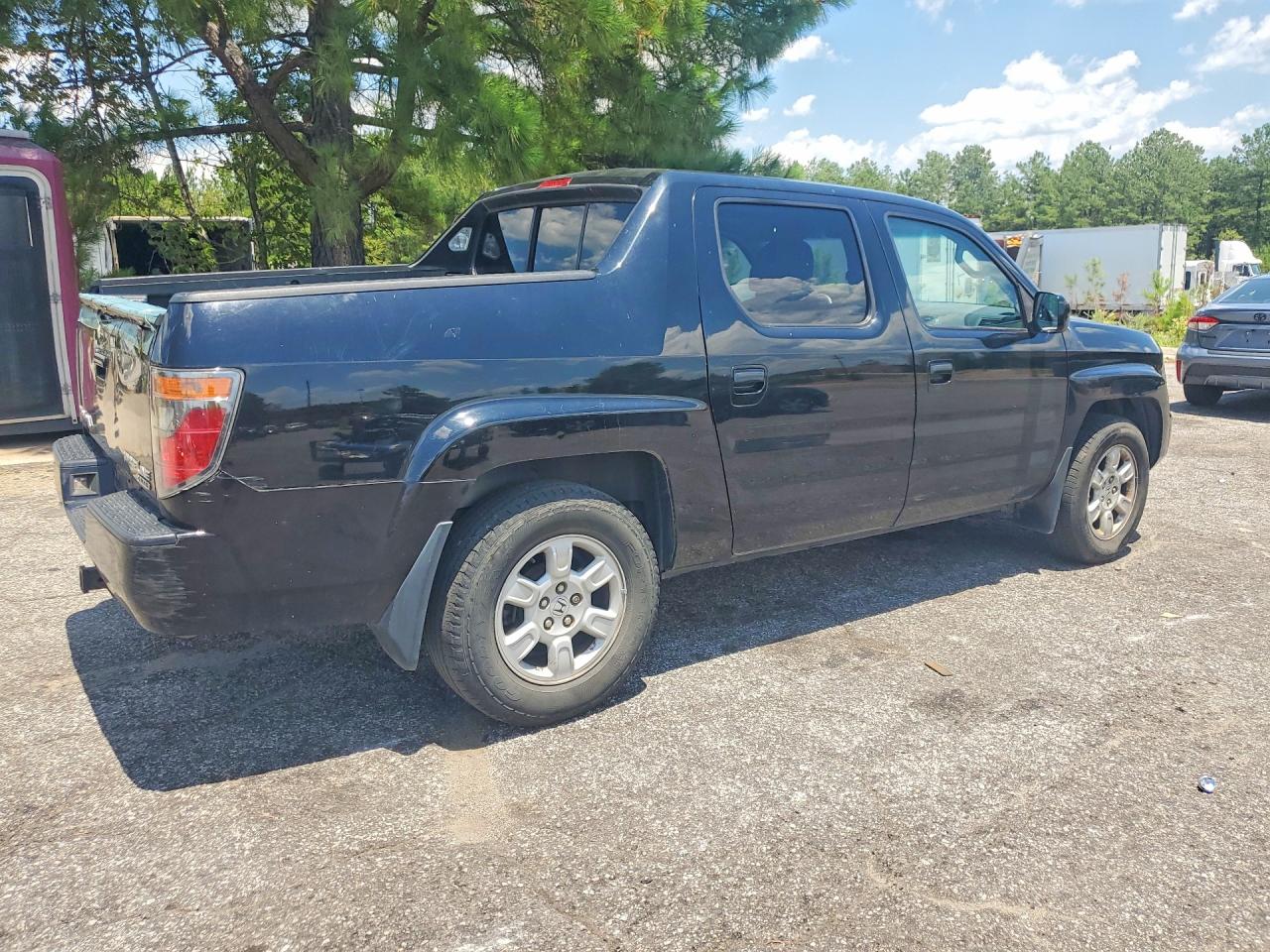 2007 Honda Ridgeline Rtl Black vin: 2HJYK16567H534370
