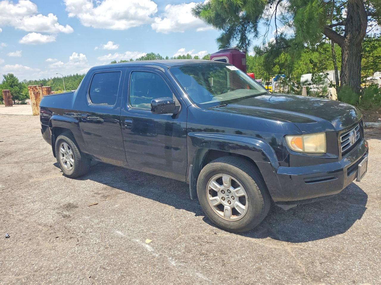 2007 Honda Ridgeline Rtl Black vin: 2HJYK16567H534370