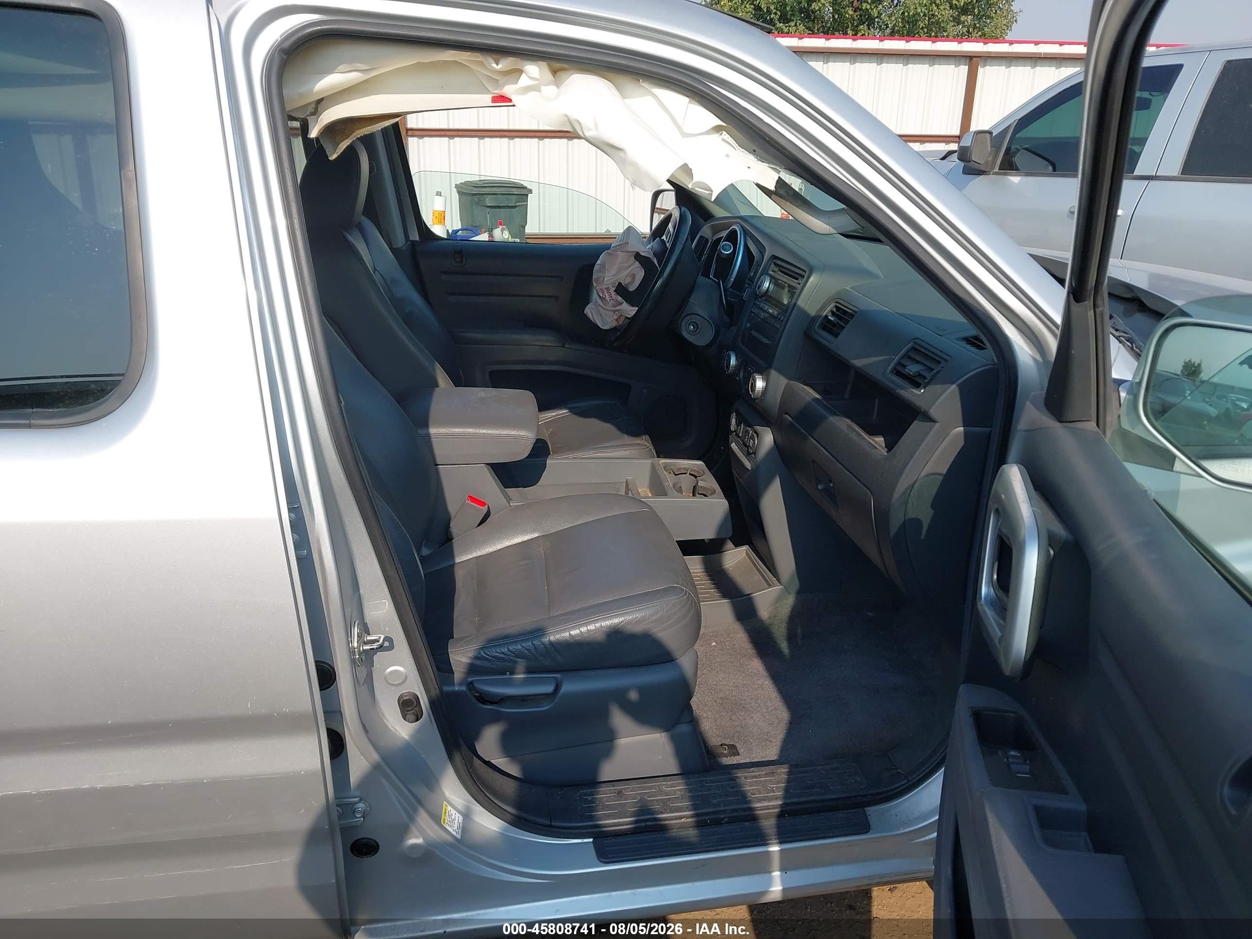 2007 Honda Ridgeline Rtl Silver vin: 2HJYK16567H548768