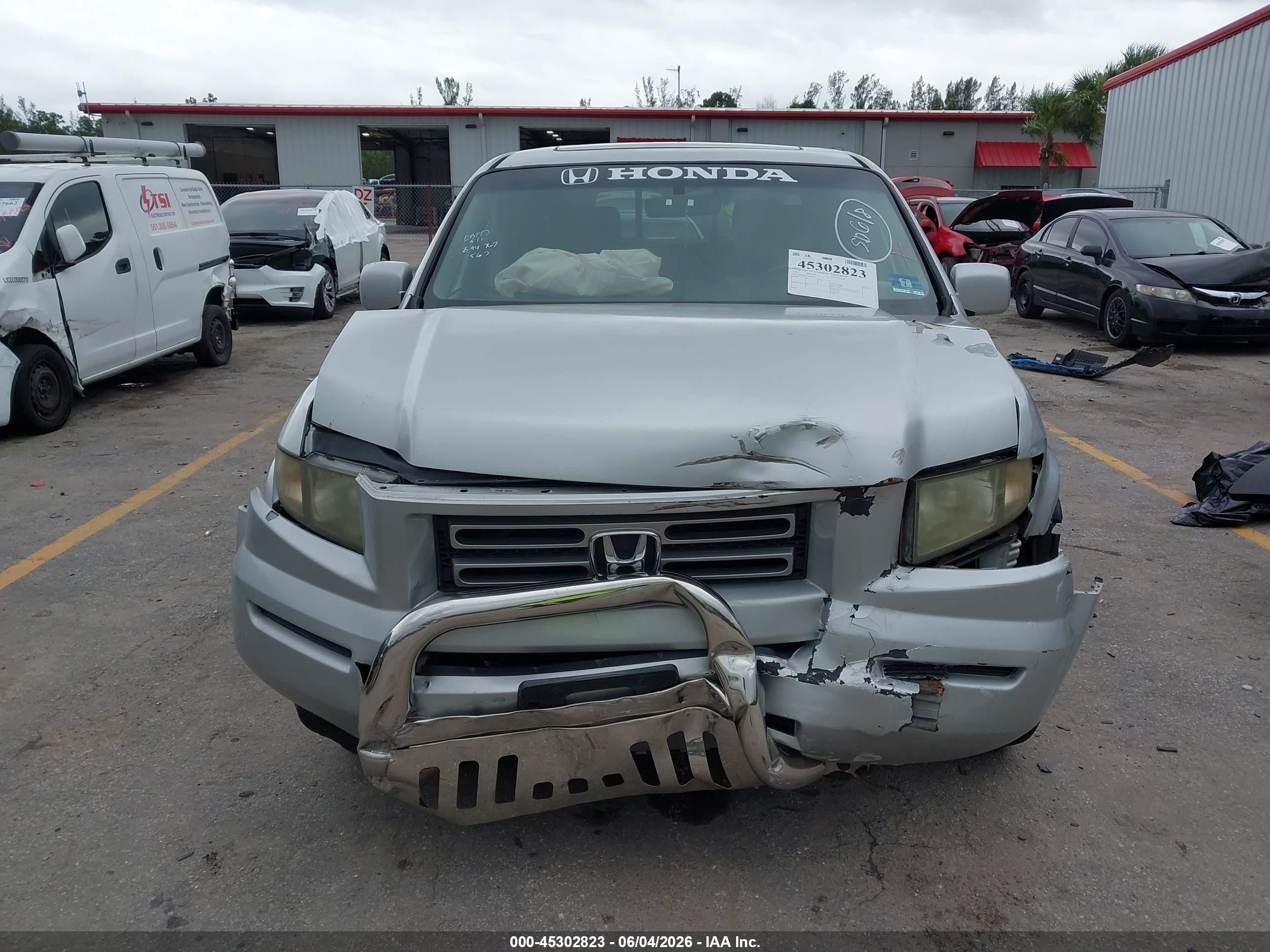 2008 Honda Ridgeline Rtl Серебряный vin: 2HJYK16568H502357