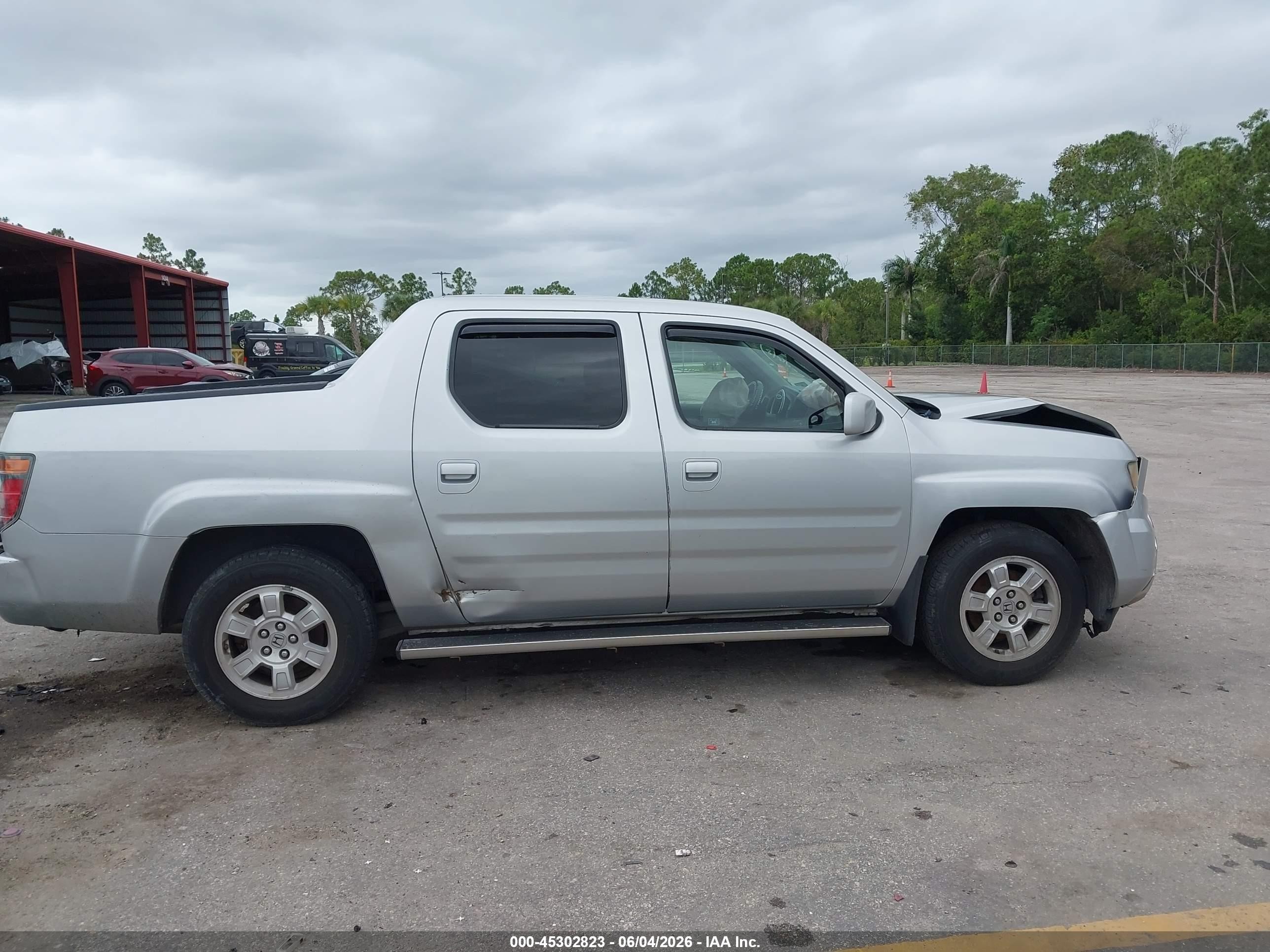2008 Honda Ridgeline Rtl Серебряный vin: 2HJYK16568H502357