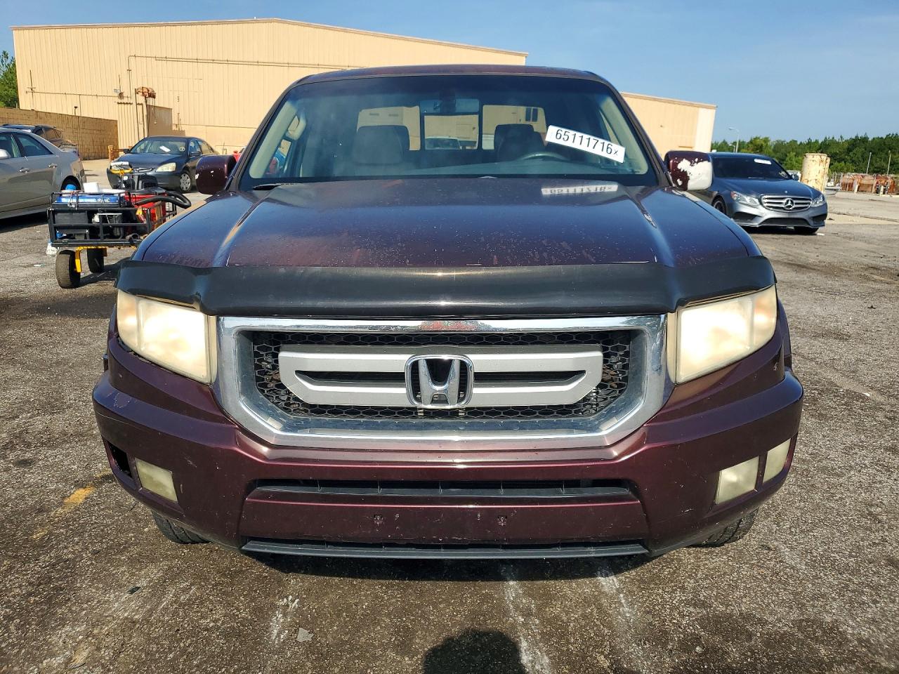2009 Honda Ridgeline Rtl Burgundy vin: 2HJYK16569H502862